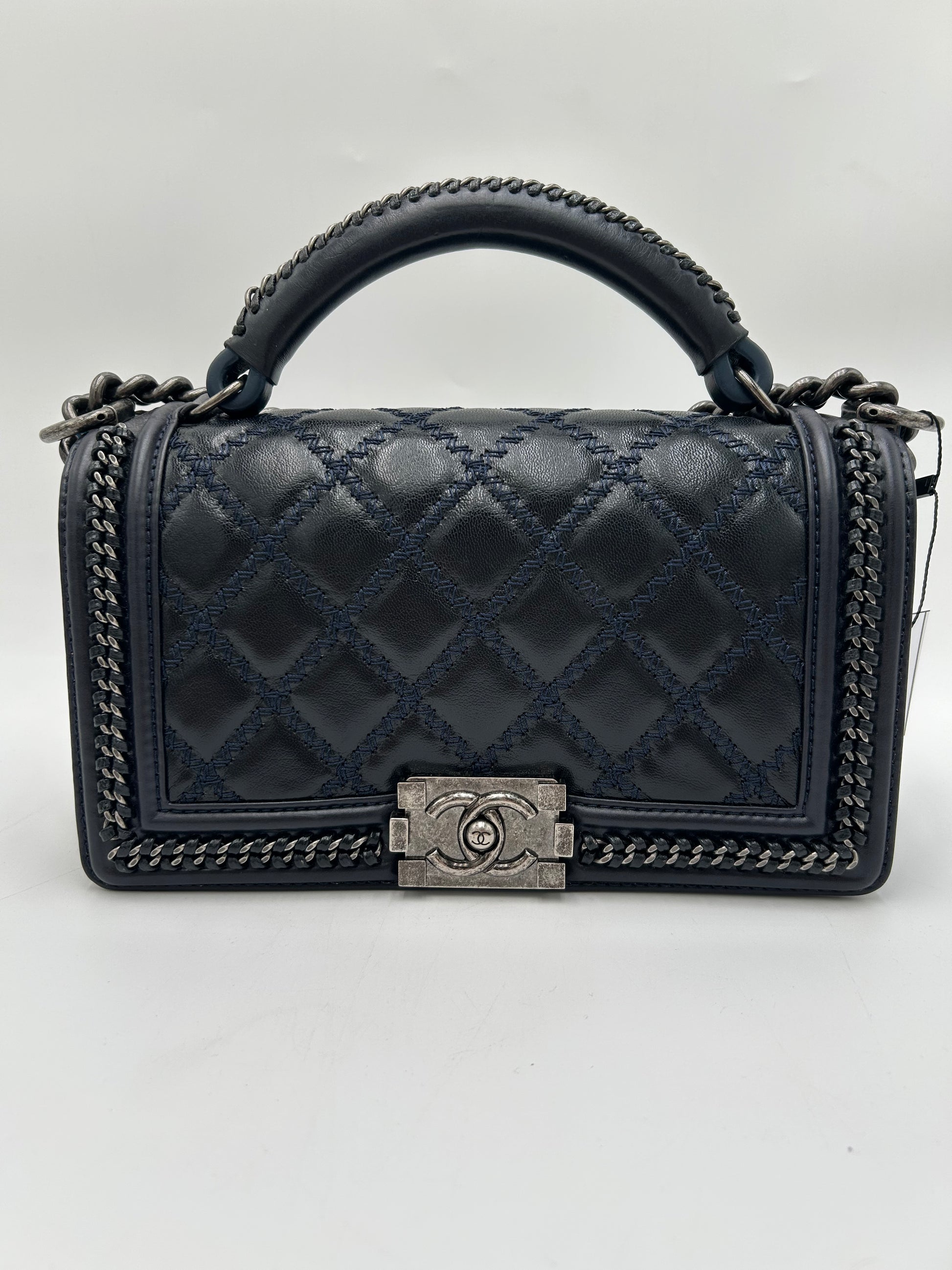 Chanel Top Handle Le Boy Old Medium