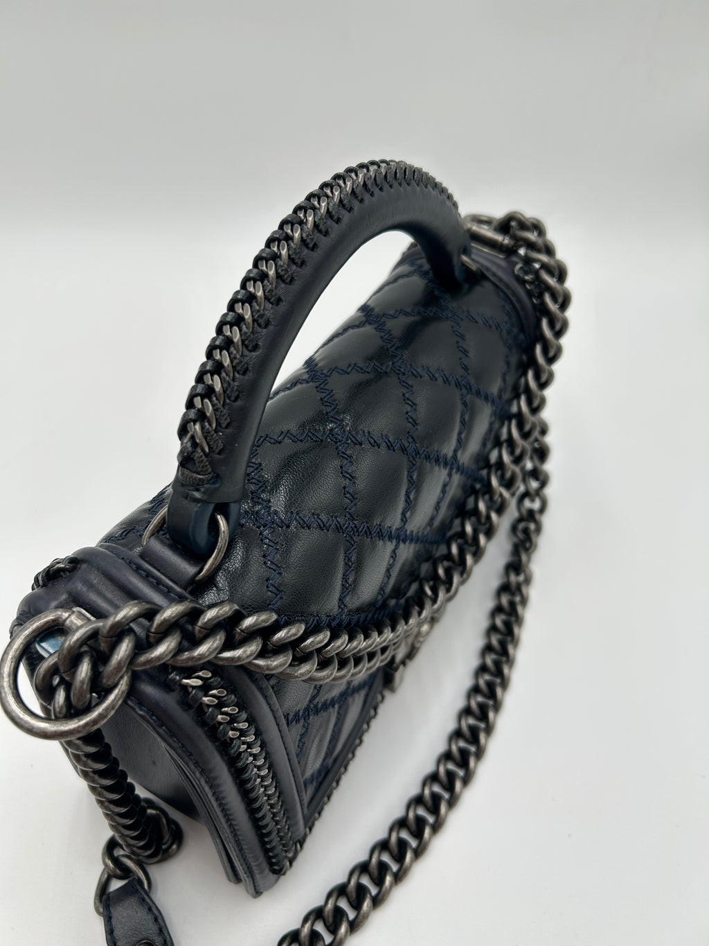Chanel Top Handle Le Boy Old Medium