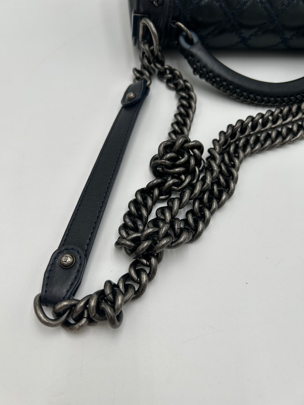 Chanel Top Handle Le Boy Old Medium