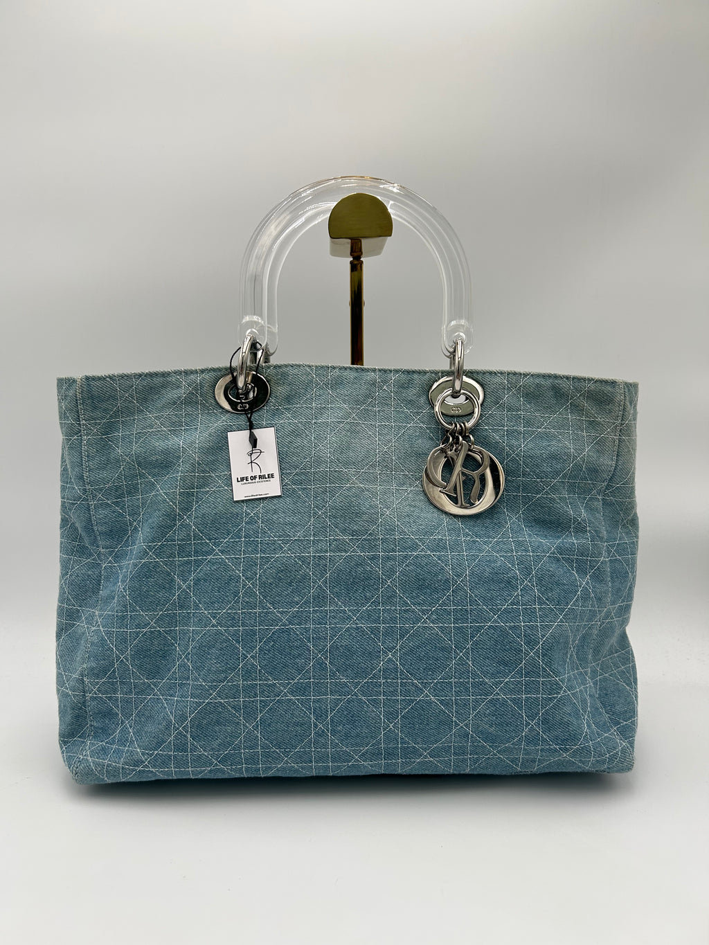Christian Dior Cannage Lady Satchel