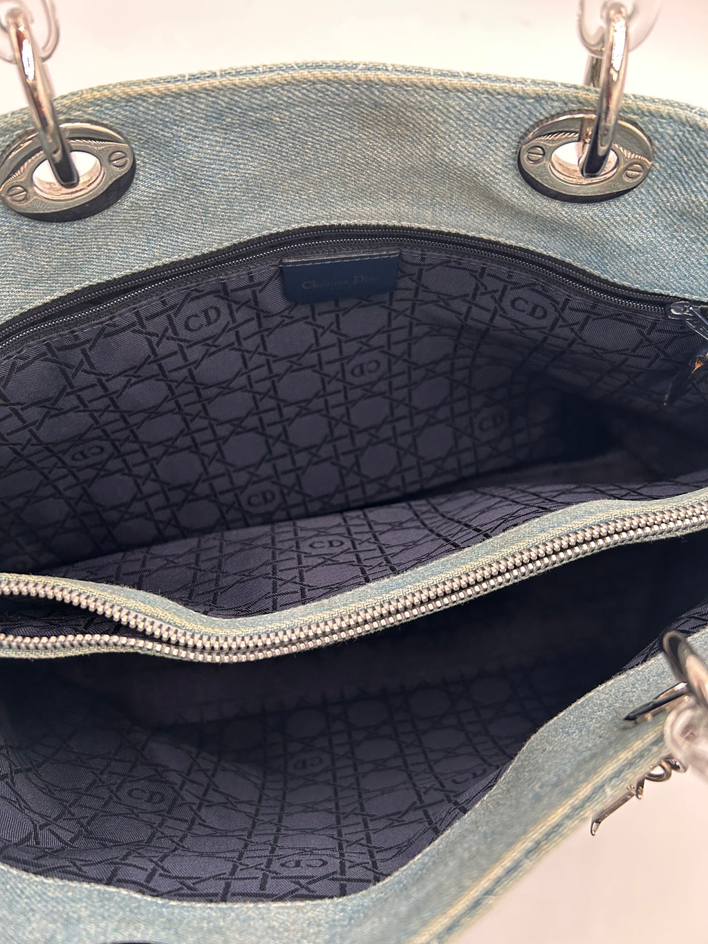 Christian Dior Cannage Lady Satchel