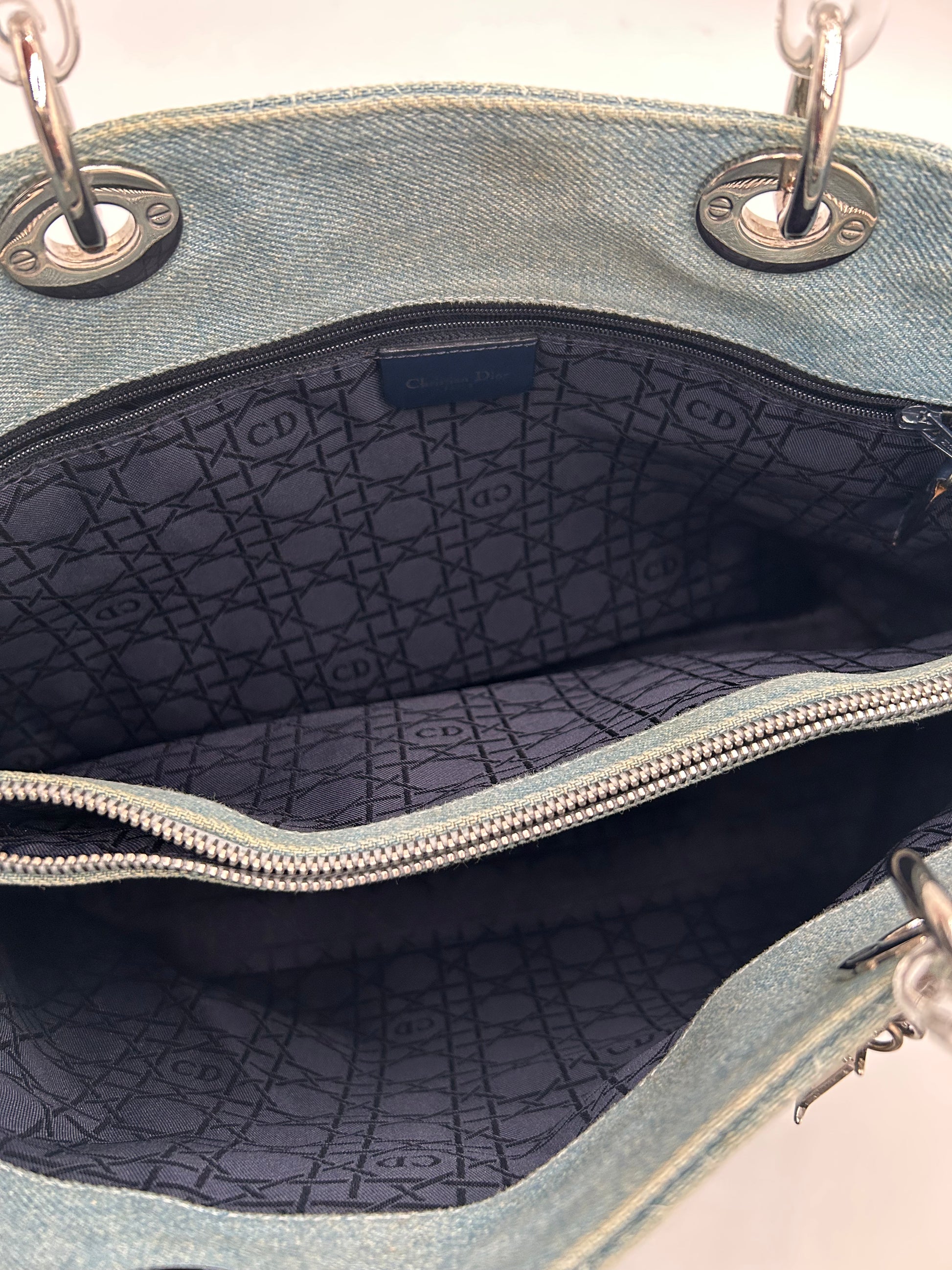 Christian Dior Cannage Lady Satchel