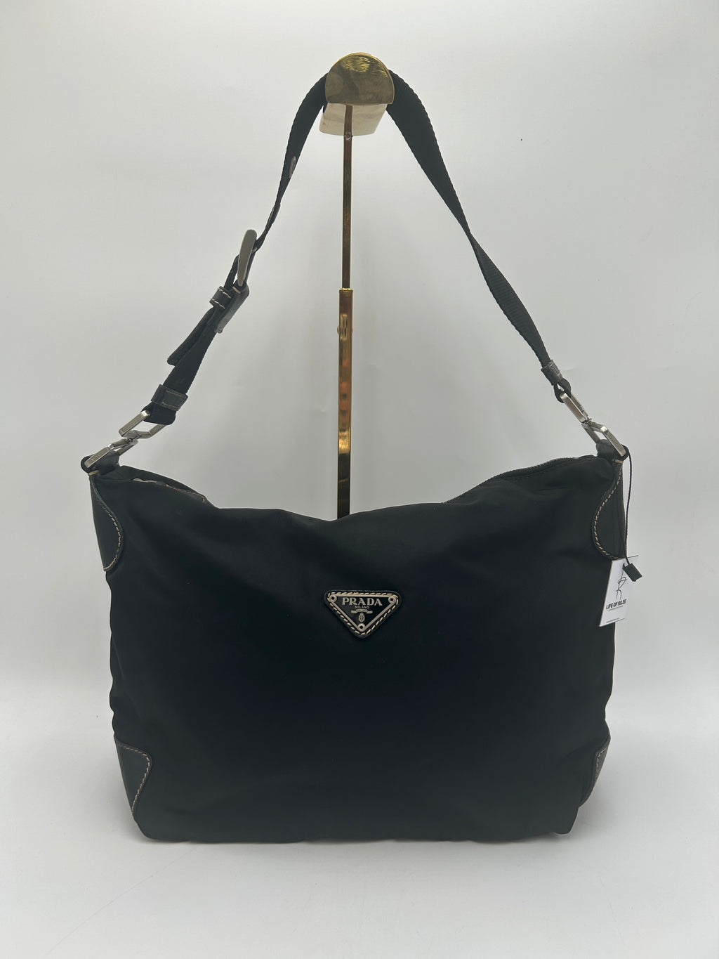 Prada Nylon Hobo Shoulderbag