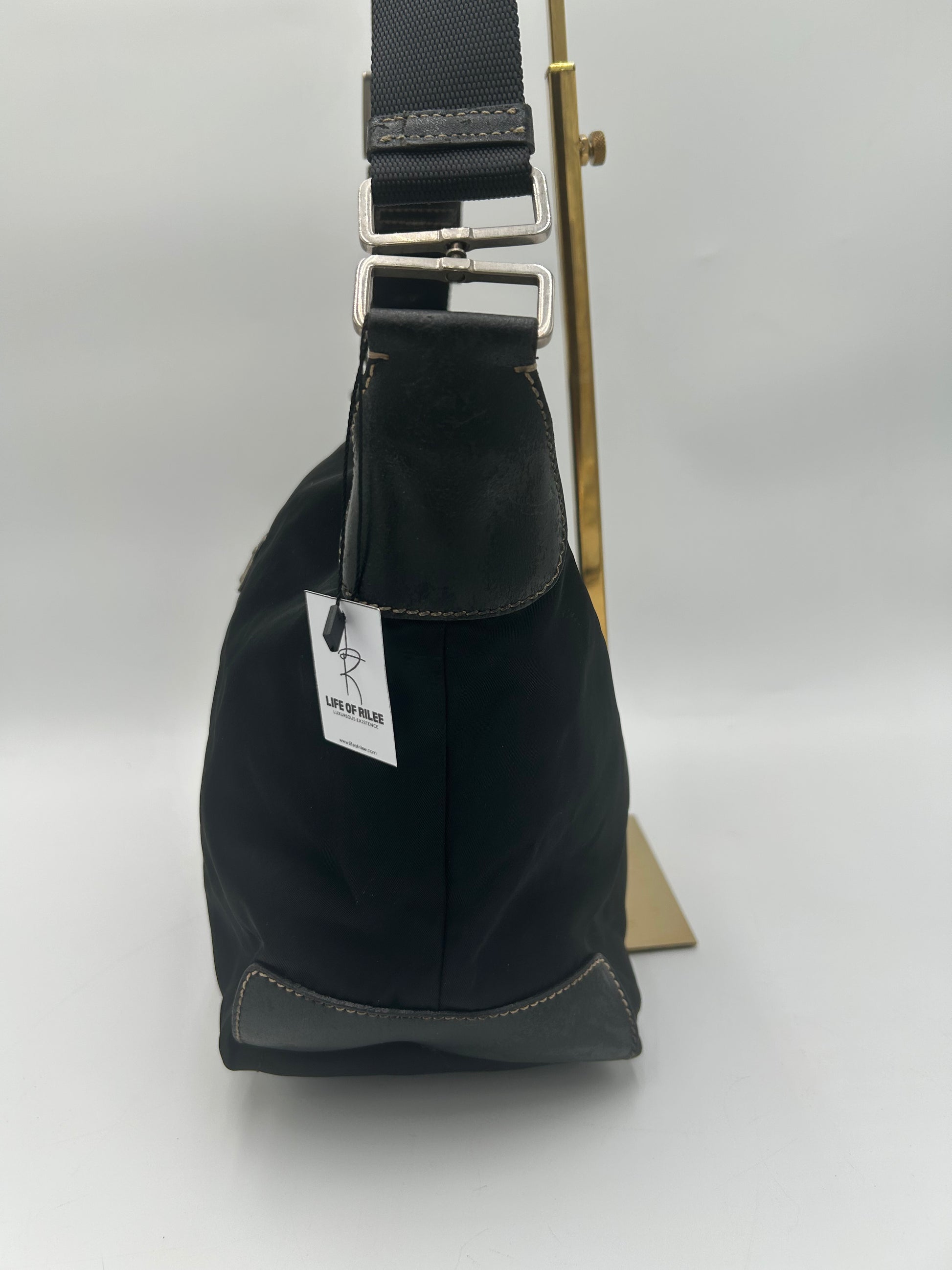 Prada Nylon Hobo Shoulderbag