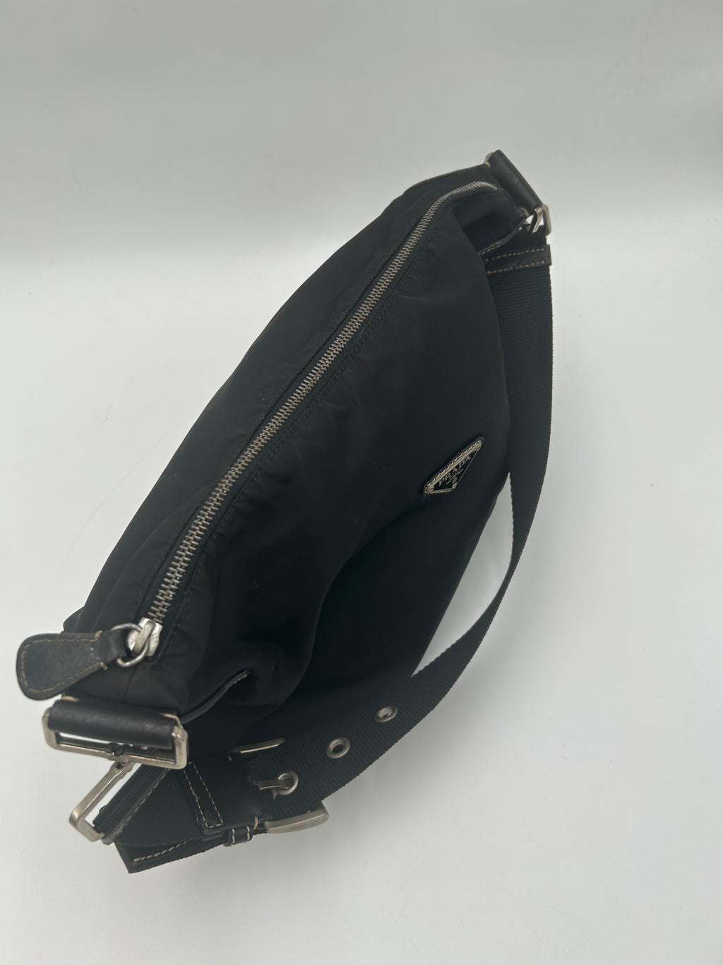 Prada Nylon Hobo Shoulderbag