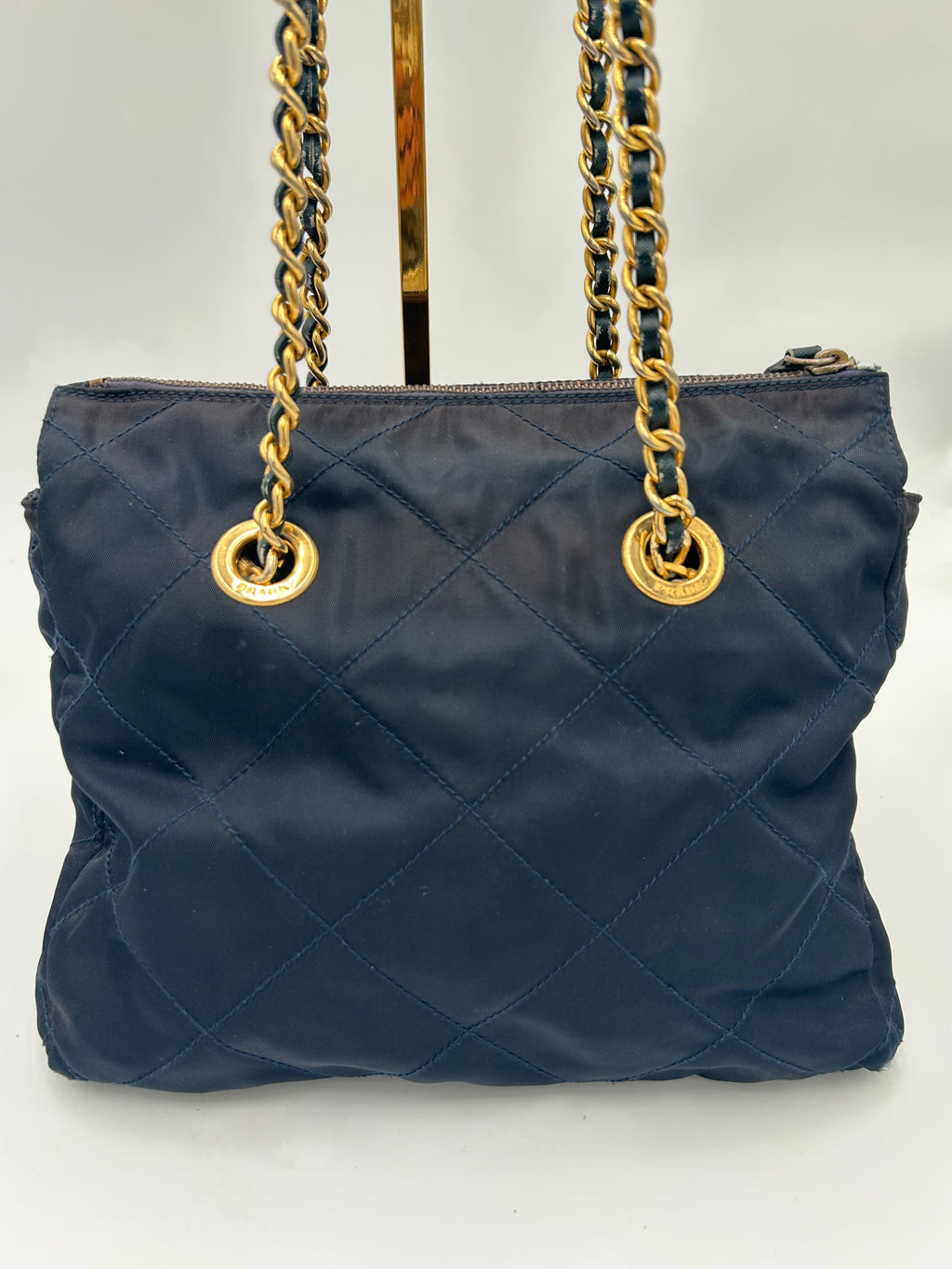 Prada Nylon Chain Tote