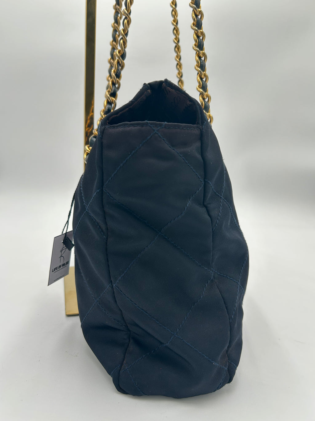 Prada Nylon Chain Tote