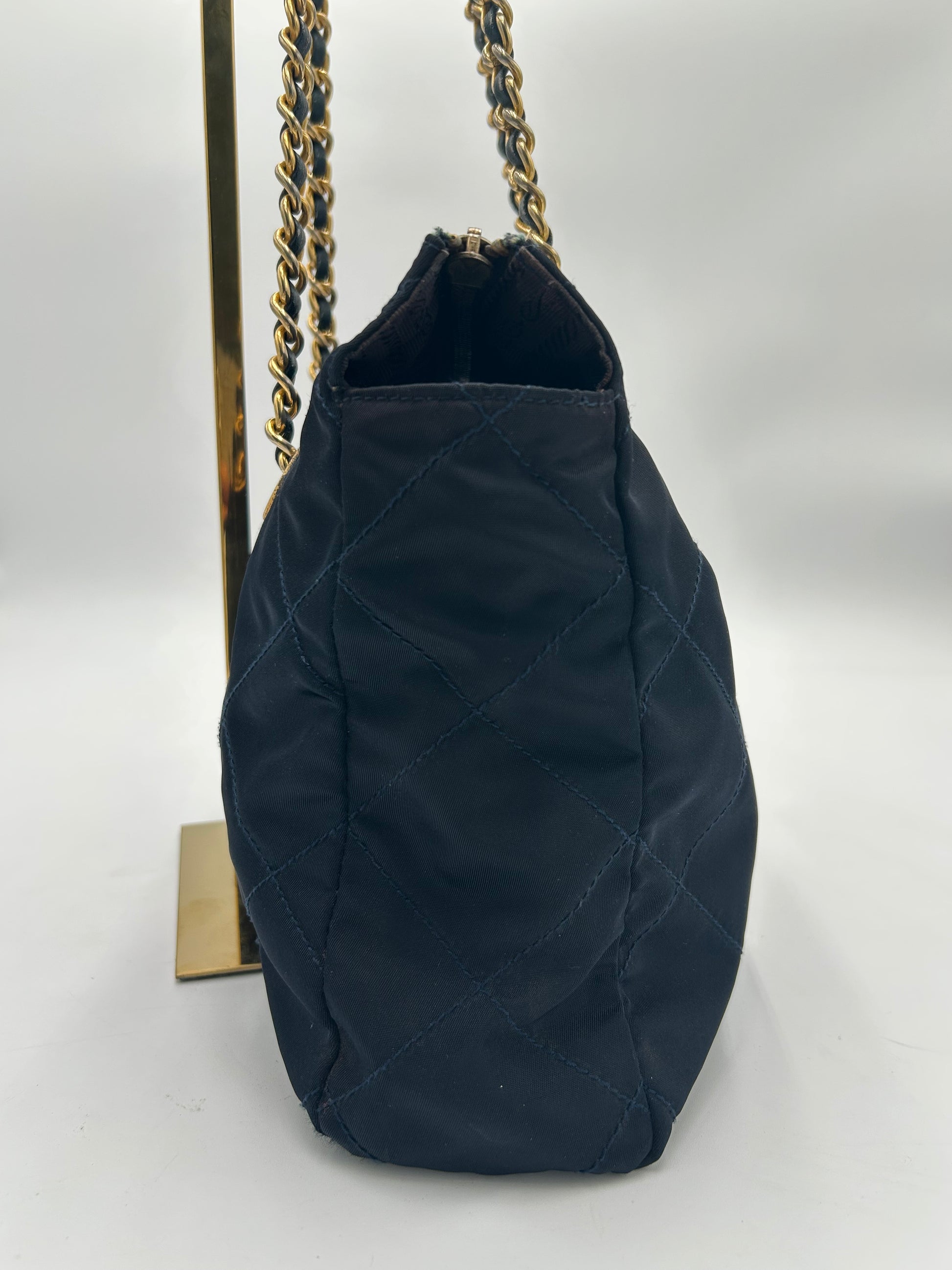 Prada Nylon Chain Tote