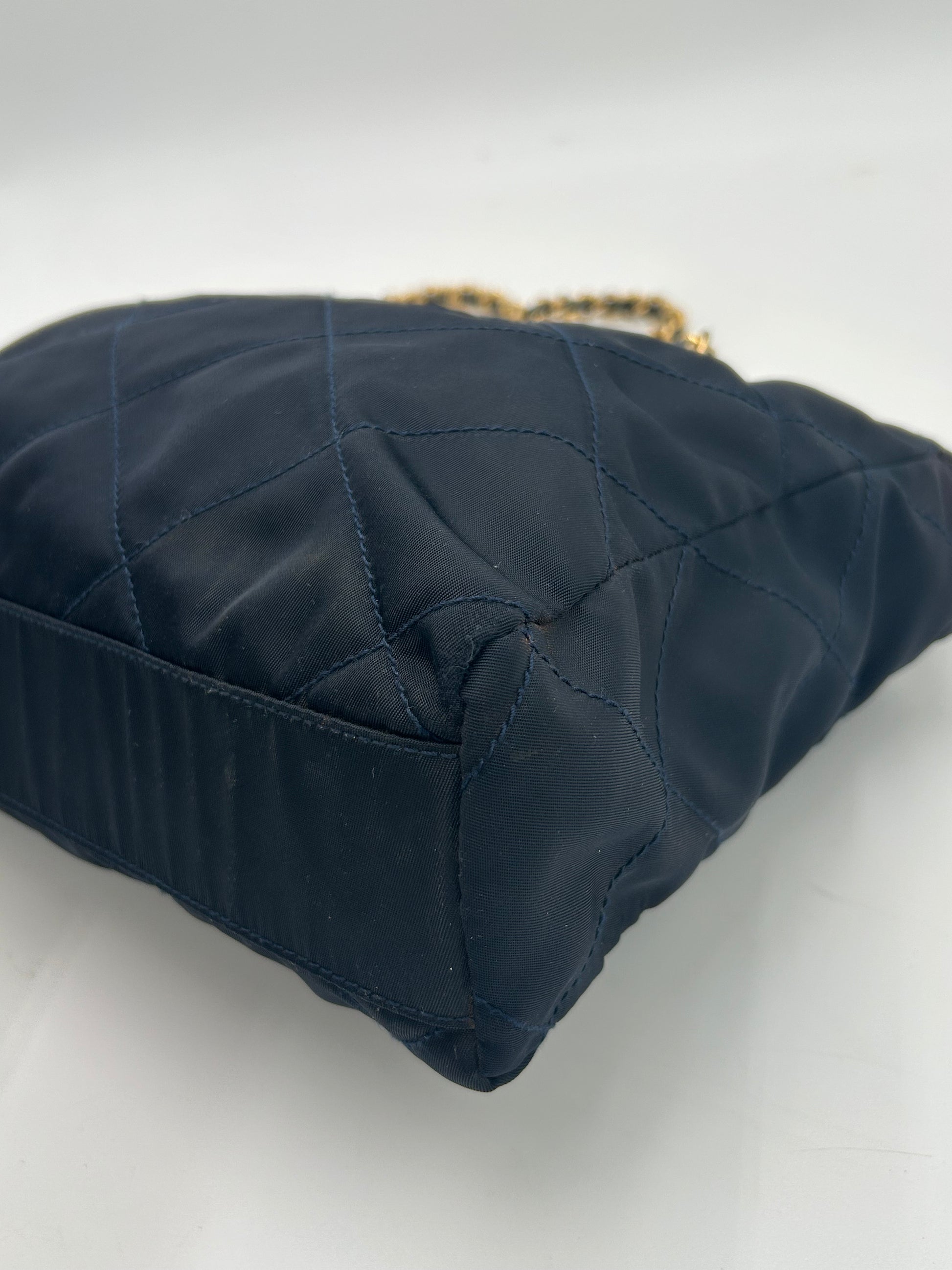 Prada Nylon Chain Tote