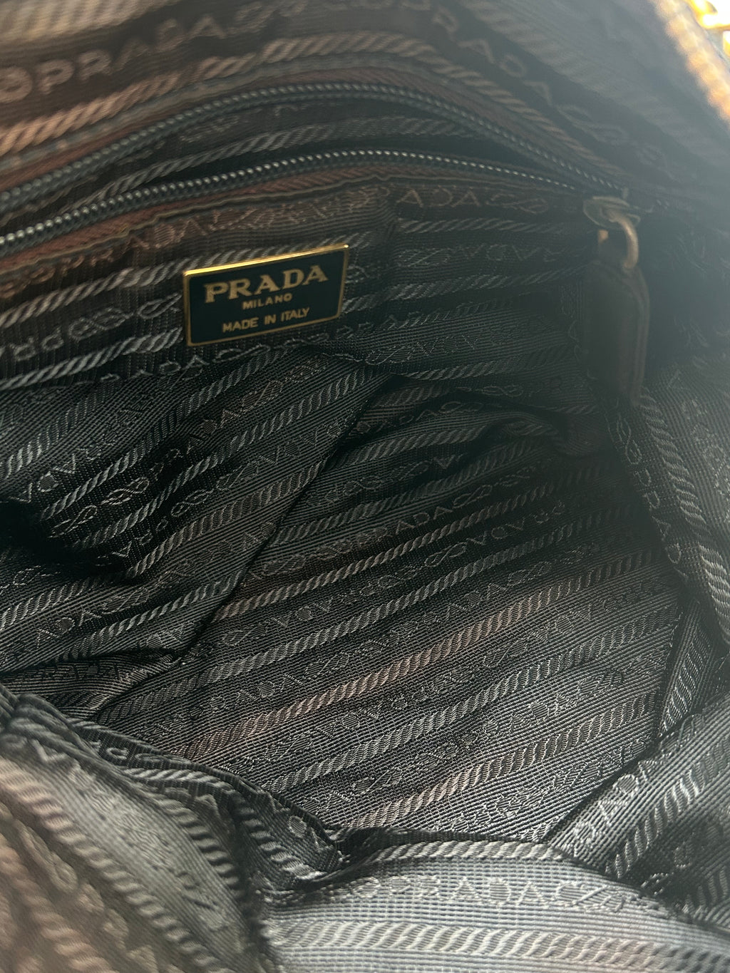 Prada Nylon Chain Tote