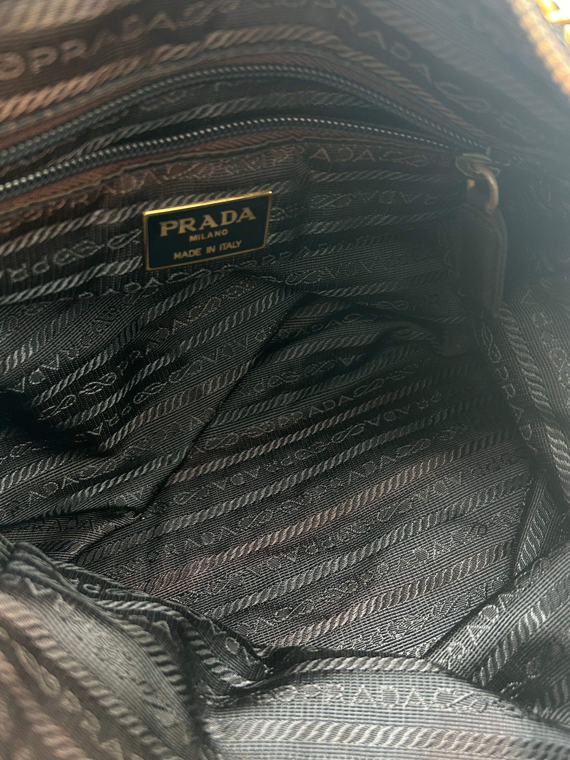 Prada Nylon Chain Tote