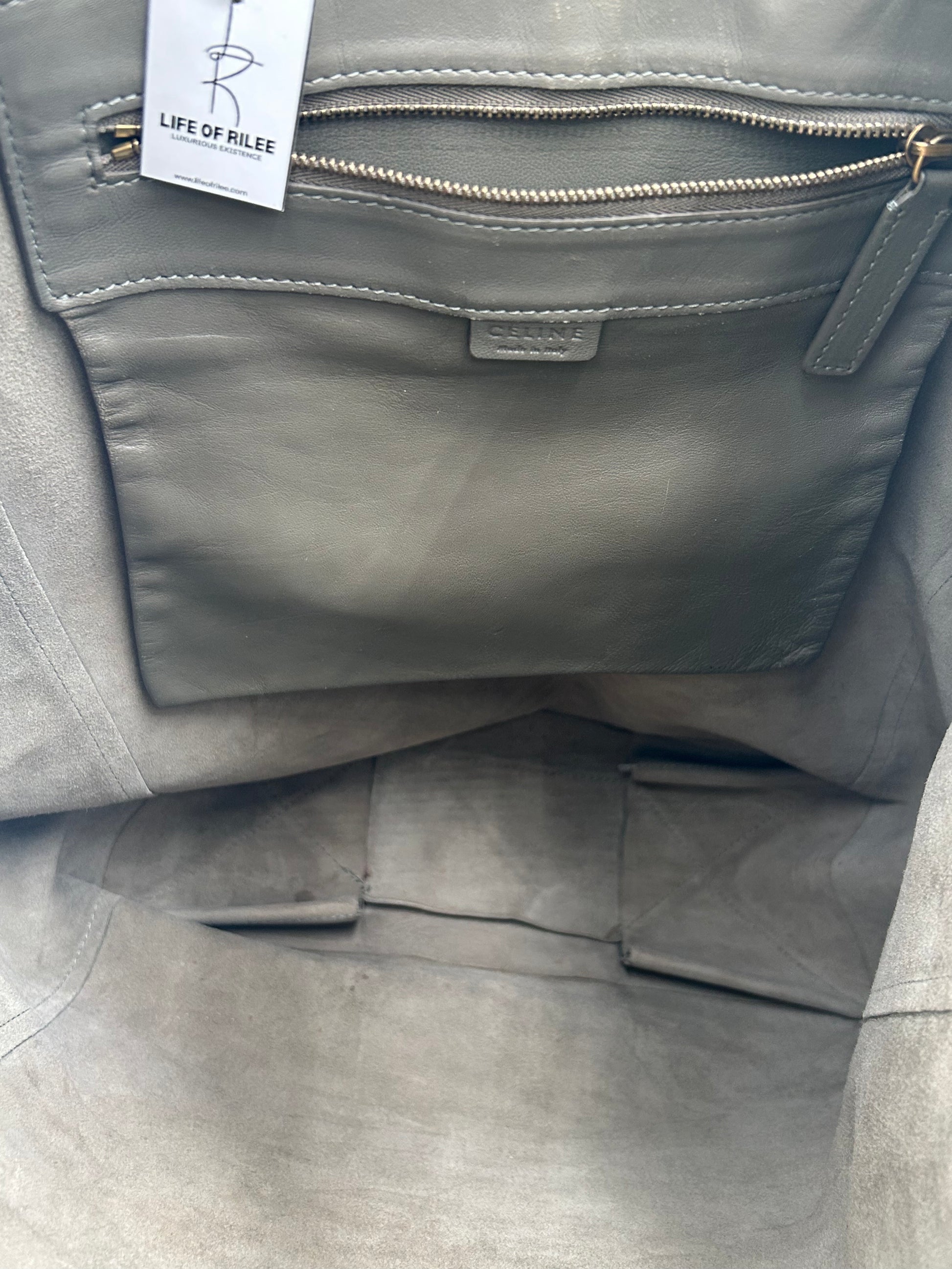 Celine Cabas Tote Gray