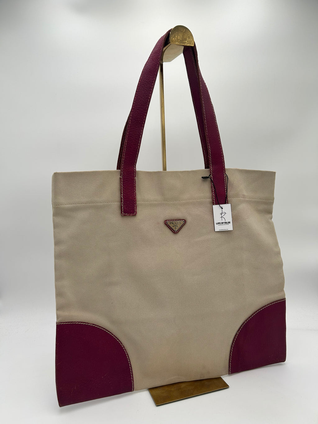 Prada Canvas Tote