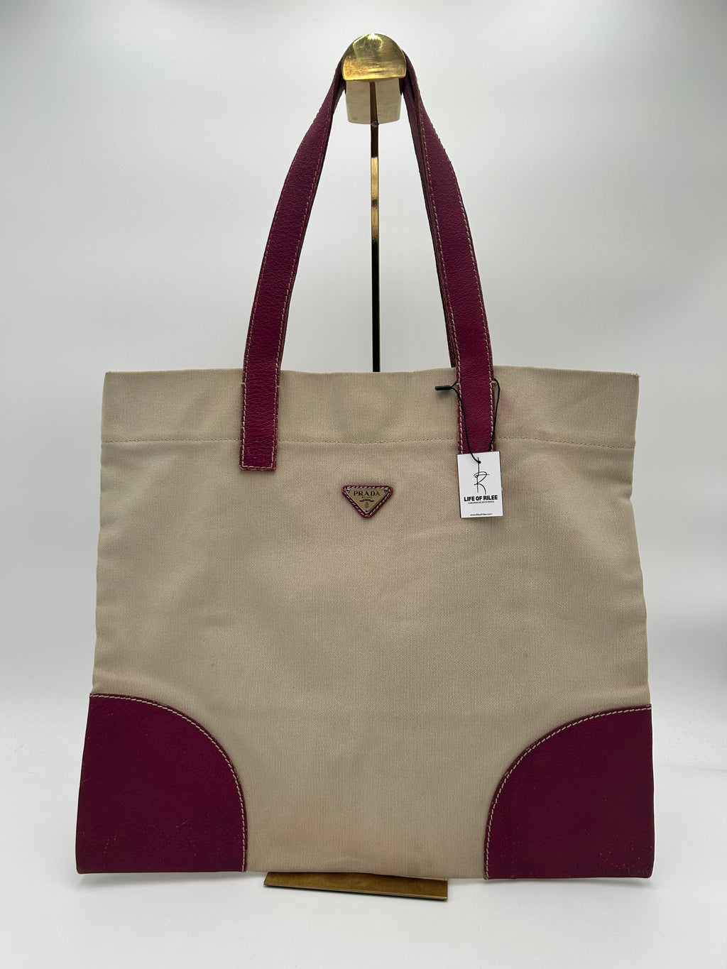 Prada Canvas Tote
