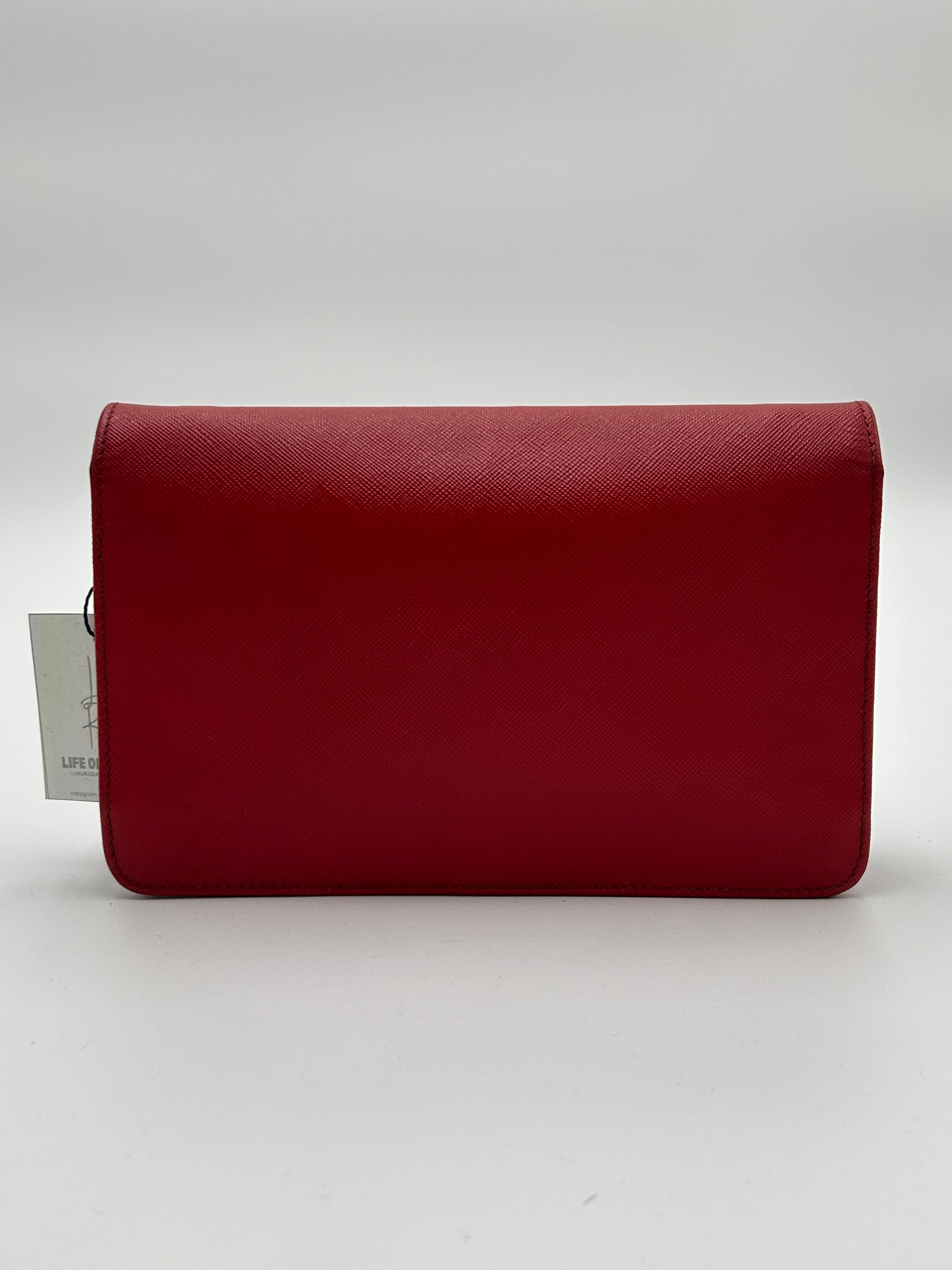 Prada Bow Flap Wallet on Strap
