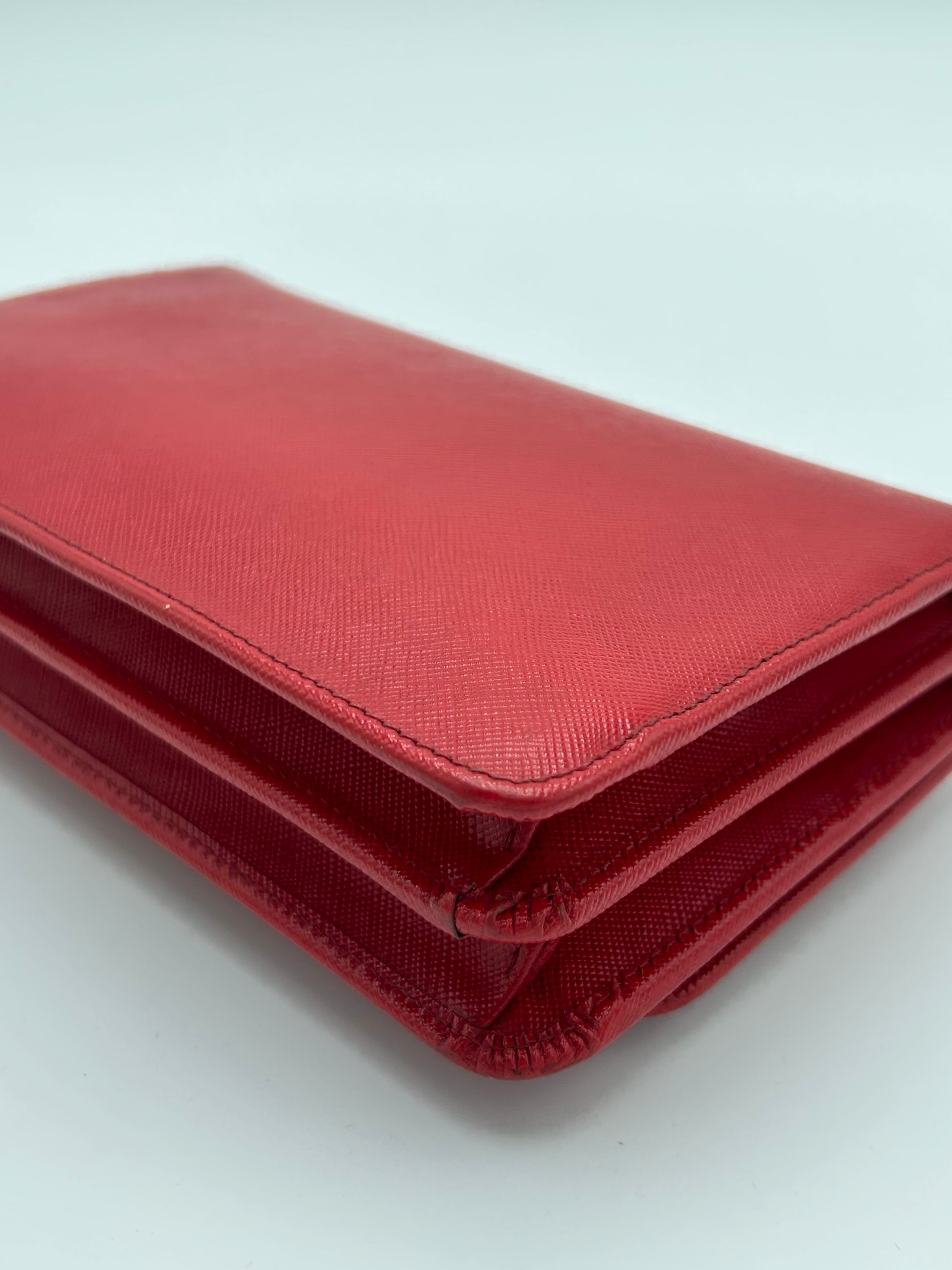 Prada Bow Flap Wallet on Strap