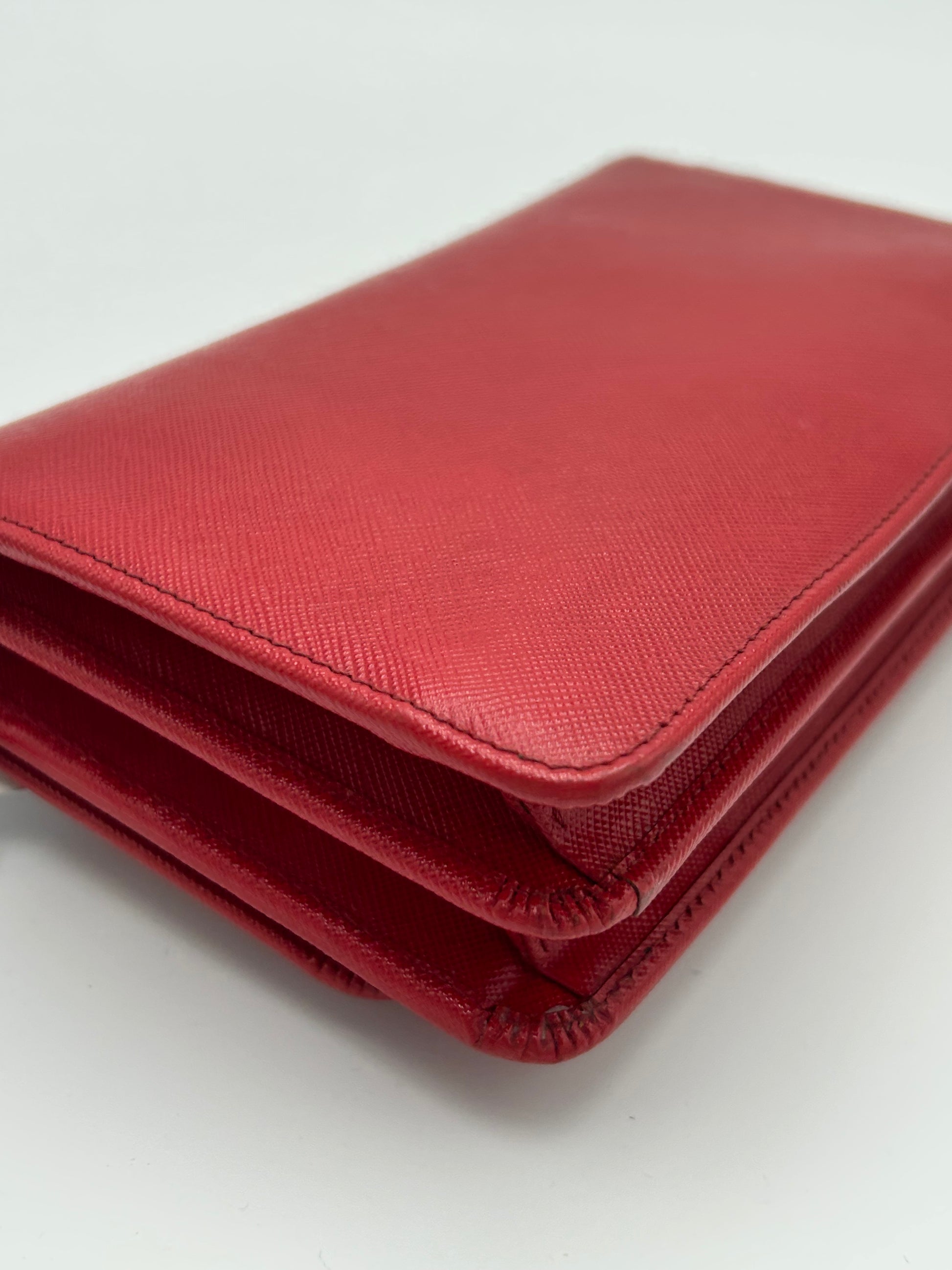 Prada Bow Flap Wallet on Strap