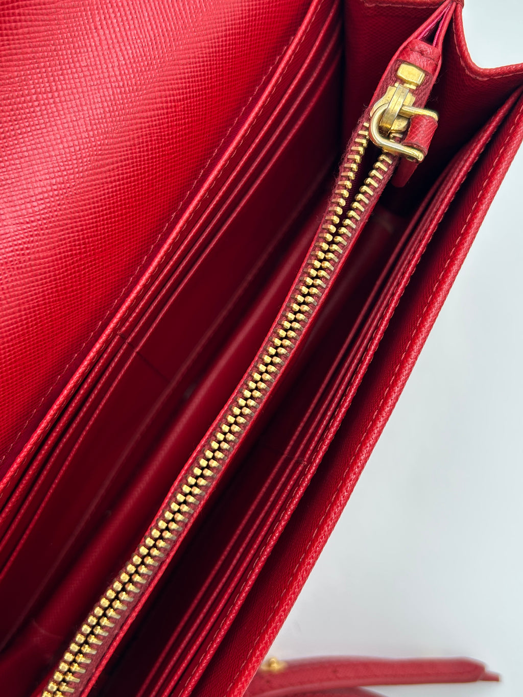 Prada Bow Flap Wallet on Strap