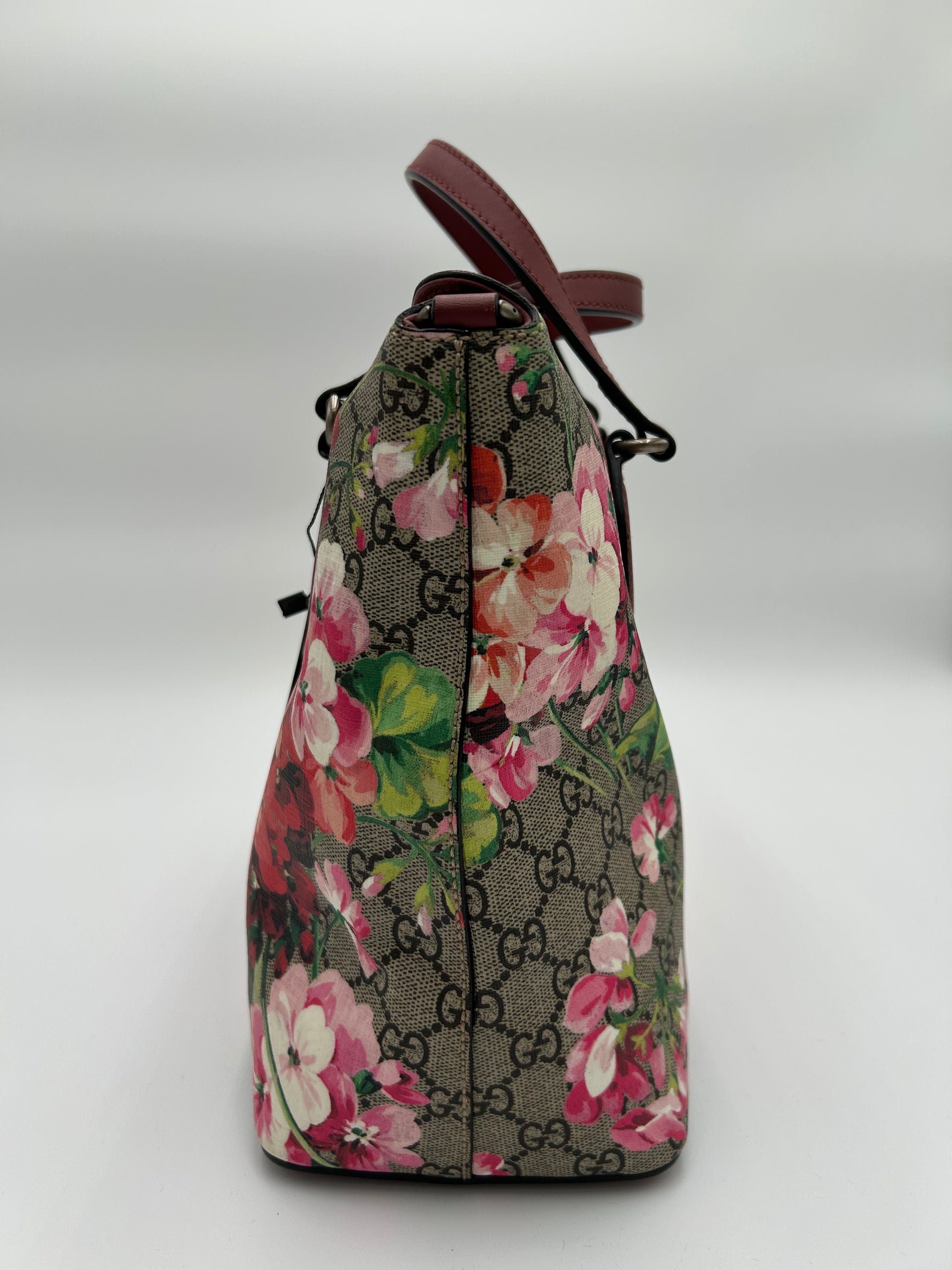 Gucci Blooms Foldover Two Way Tote