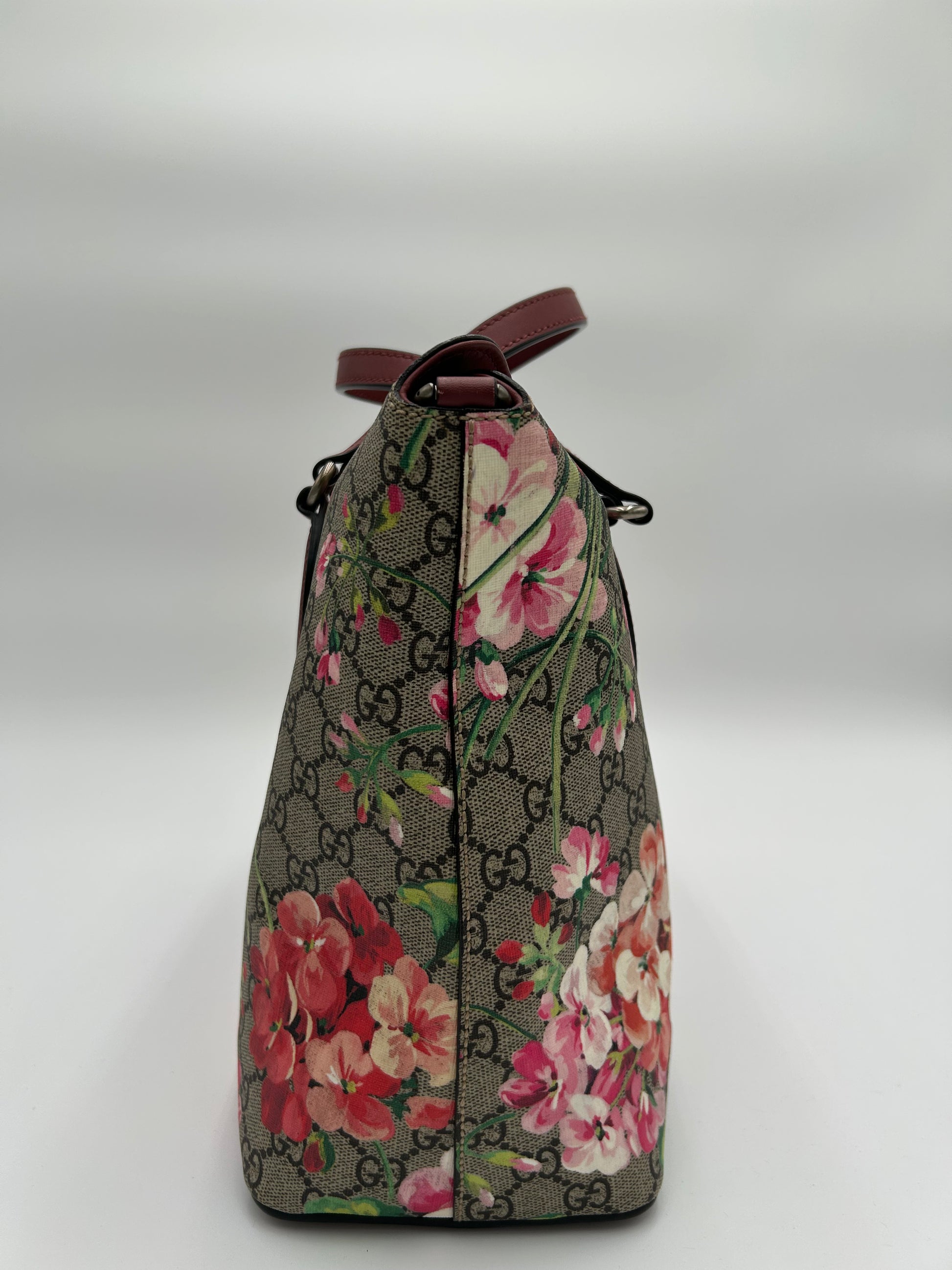 Gucci Blooms Foldover Two Way Tote