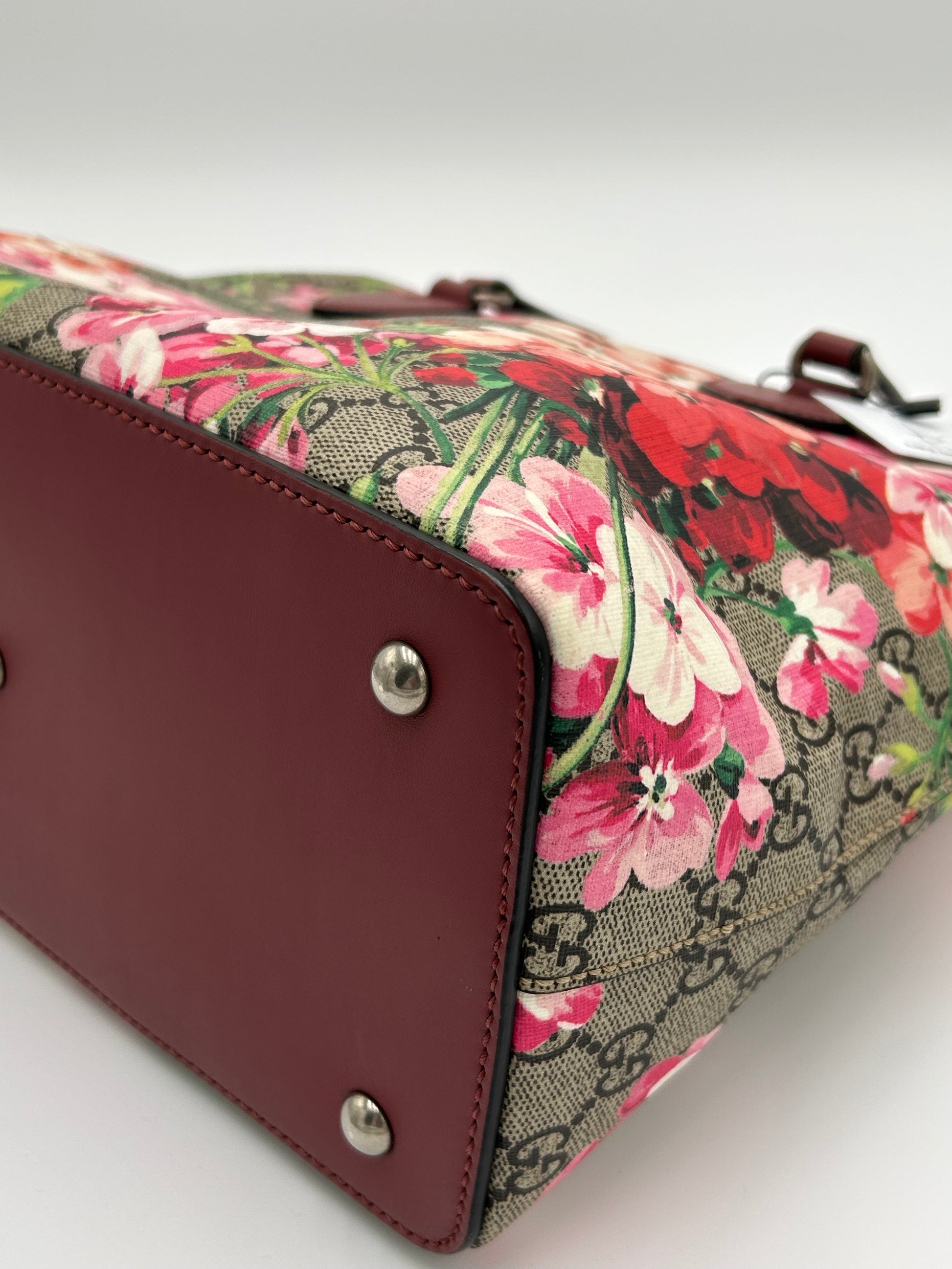 Gucci Blooms Foldover Two Way Tote
