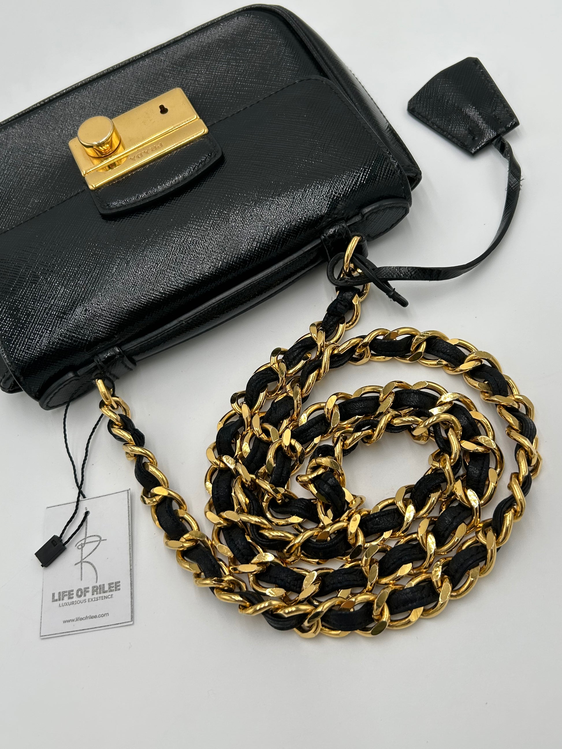 Prada Saffiano Mini Flap