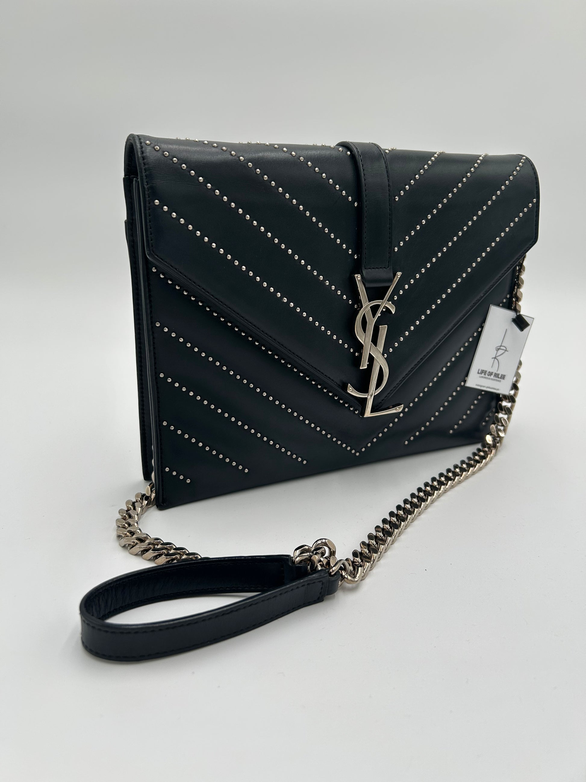 YSL Studded Envelope