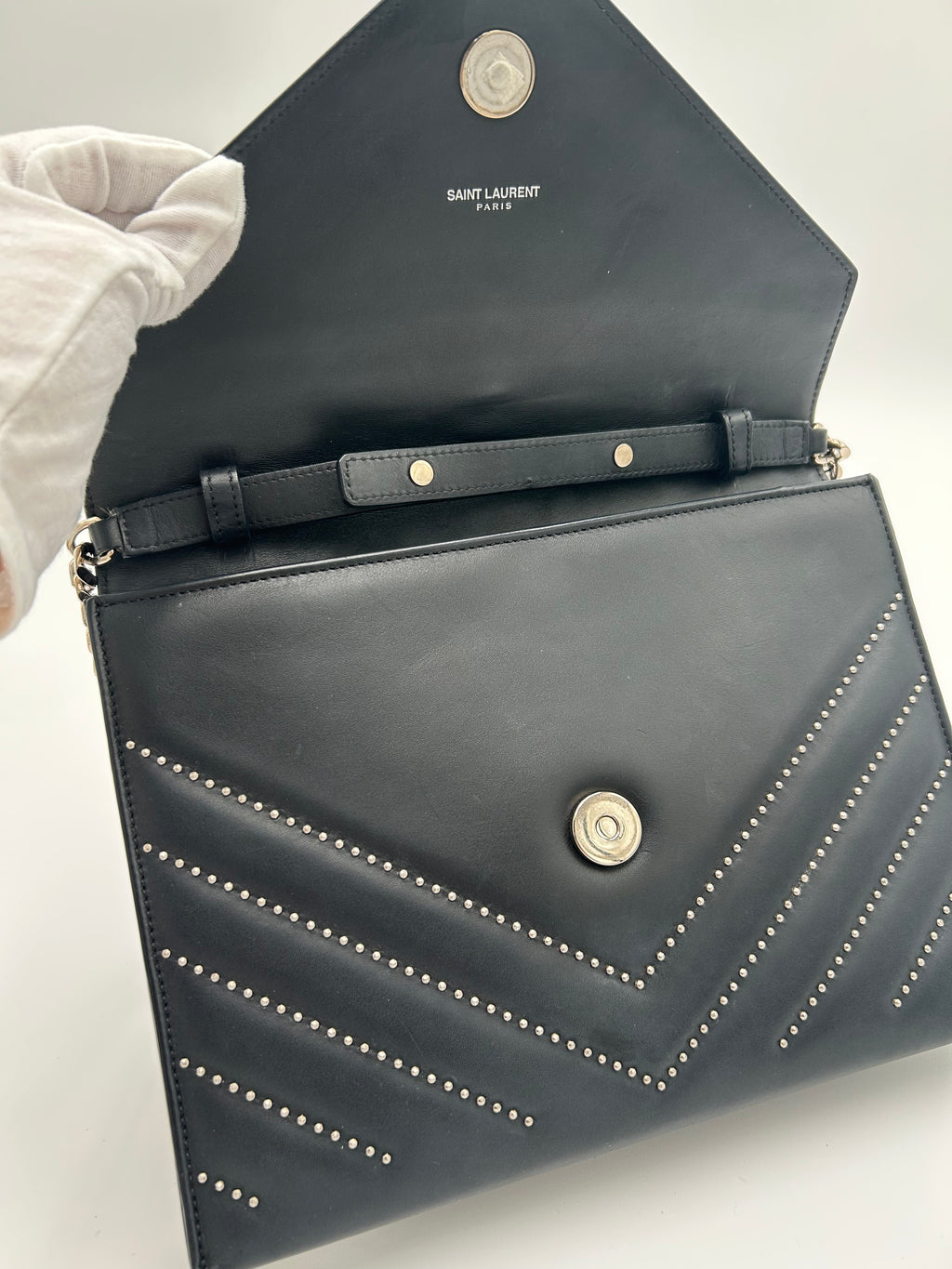 YSL Studded Envelope
