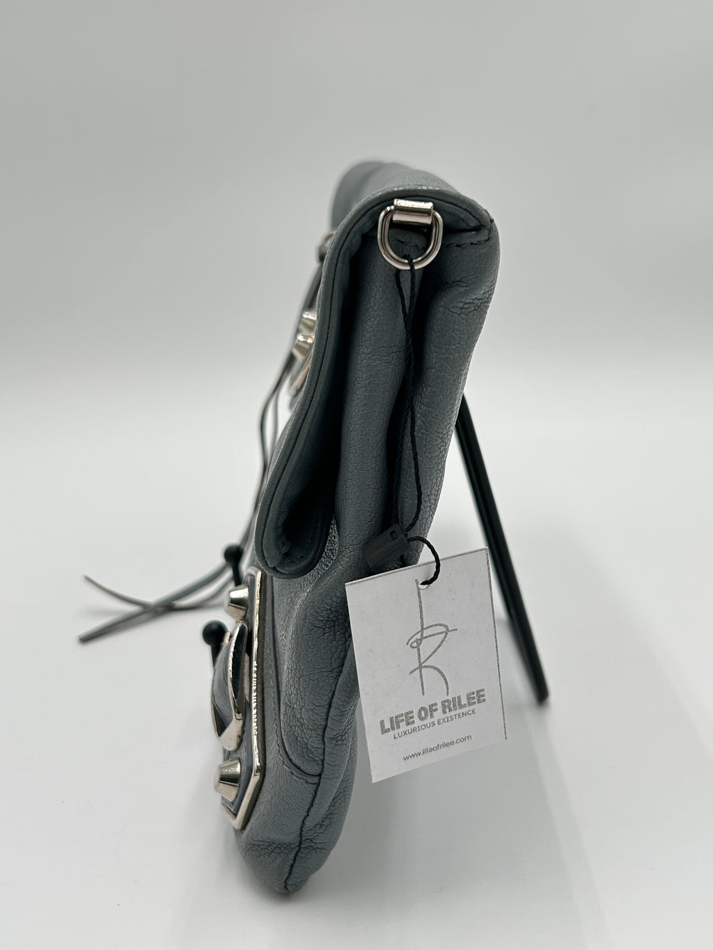 Balenciaga Envelope Metallic Edge