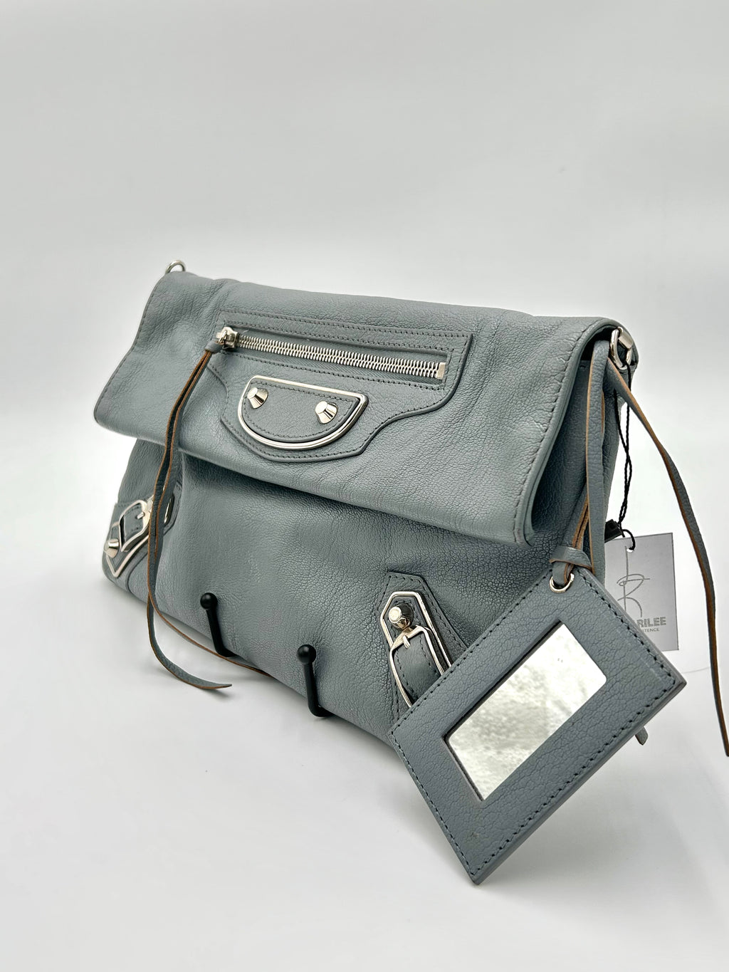 Balenciaga Envelope Metallic Edge