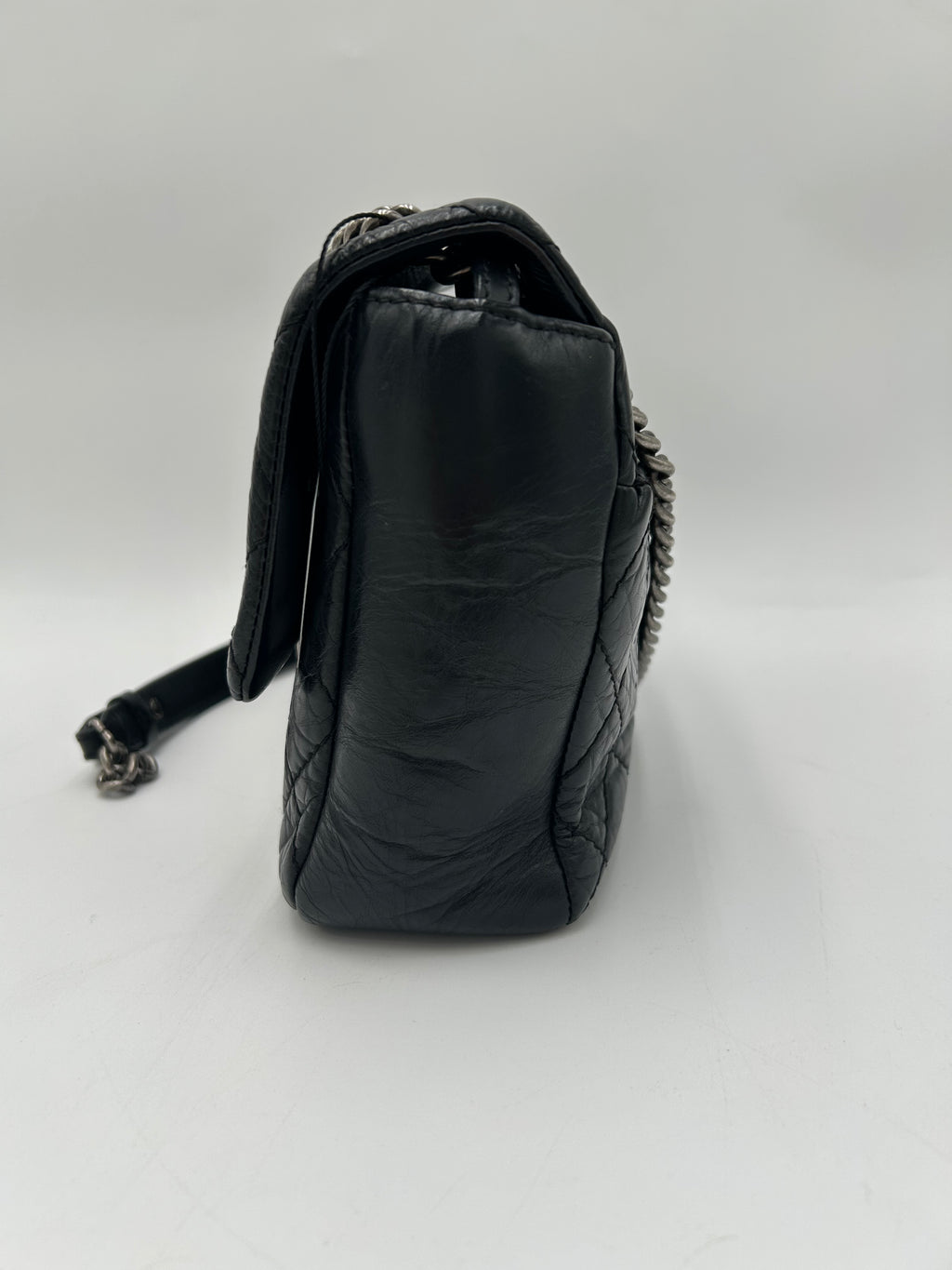 Chanel Quilted Aged Calf Flap