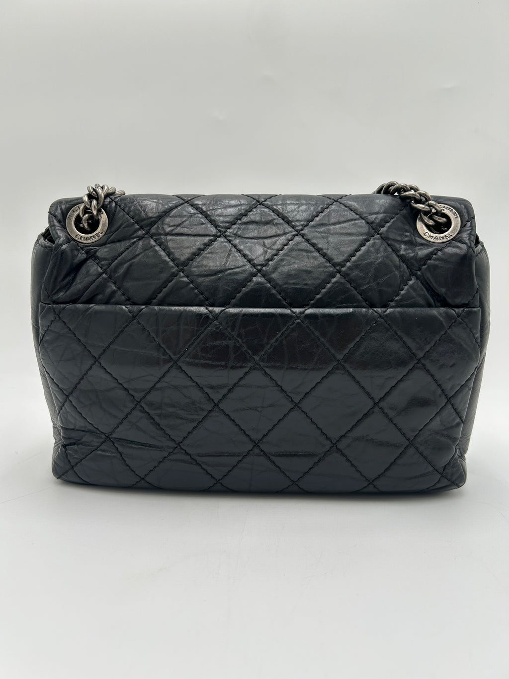 Chanel Quilted Aged Calf Flap