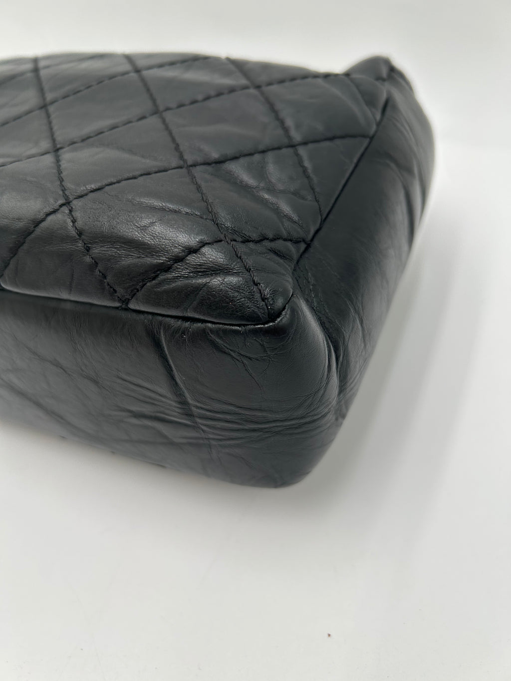 Chanel Quilted Aged Calf Flap