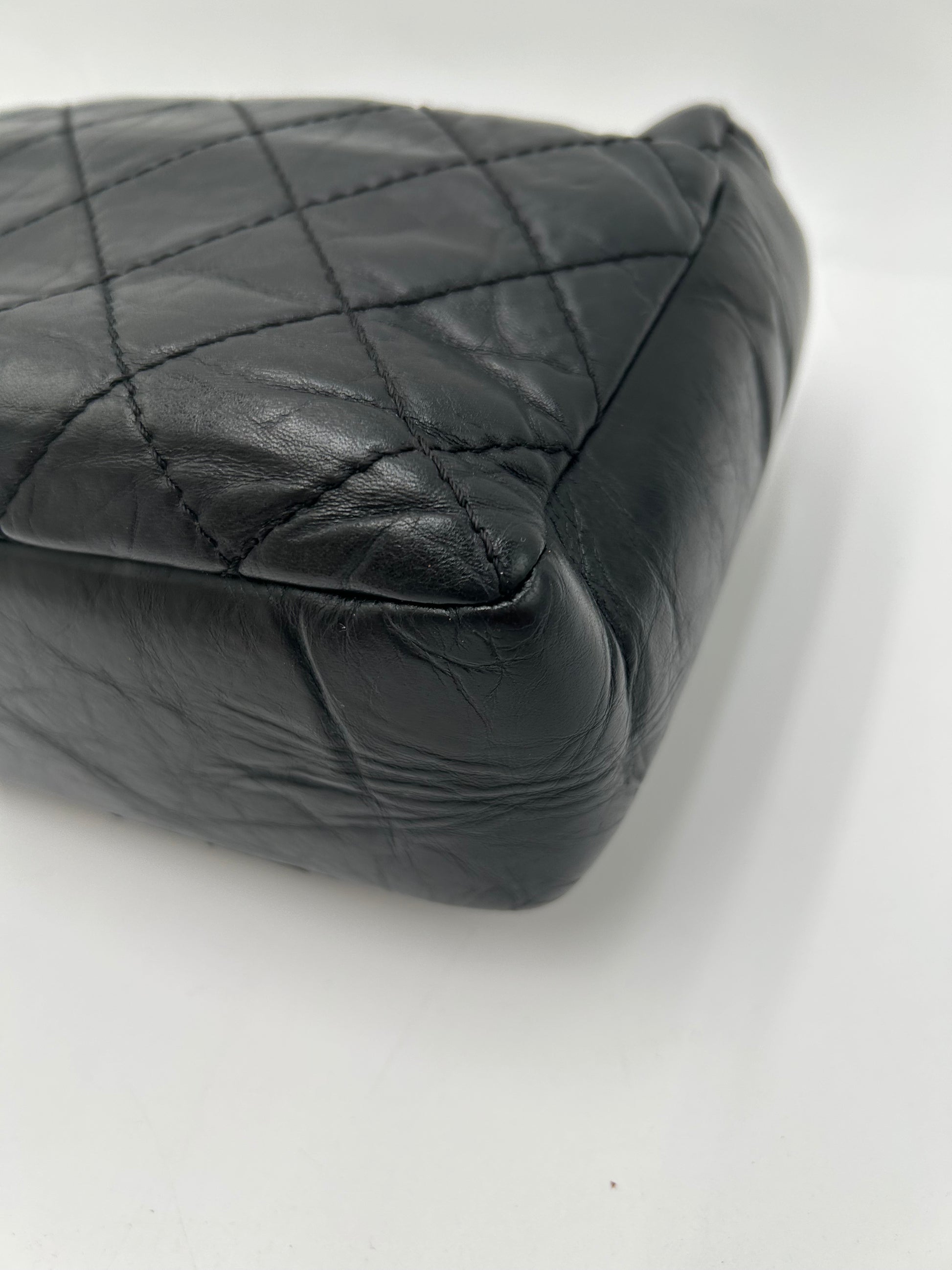 Chanel Quilted Aged Calf Flap