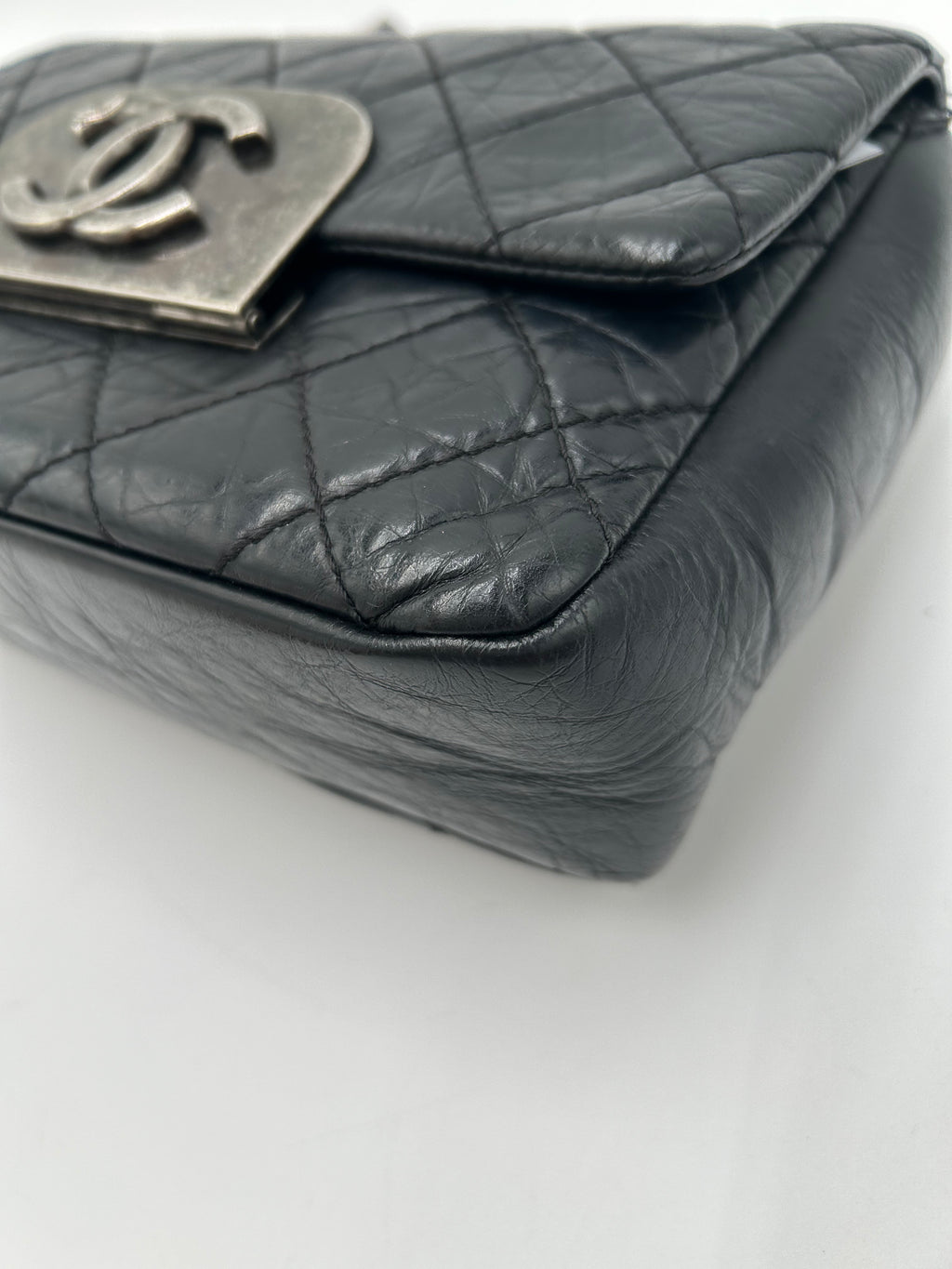 Chanel Quilted Aged Calf Flap