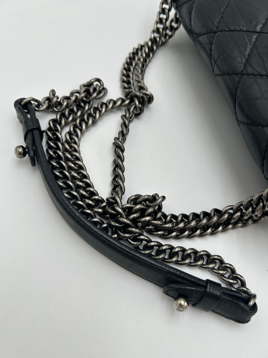 Chanel Quilted Aged Calf Flap