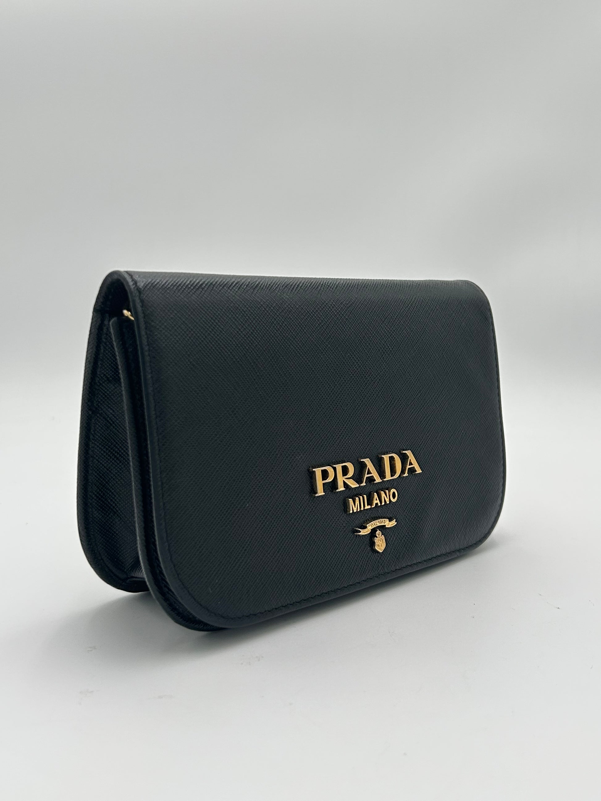 Prada Saffiano Moon Flap