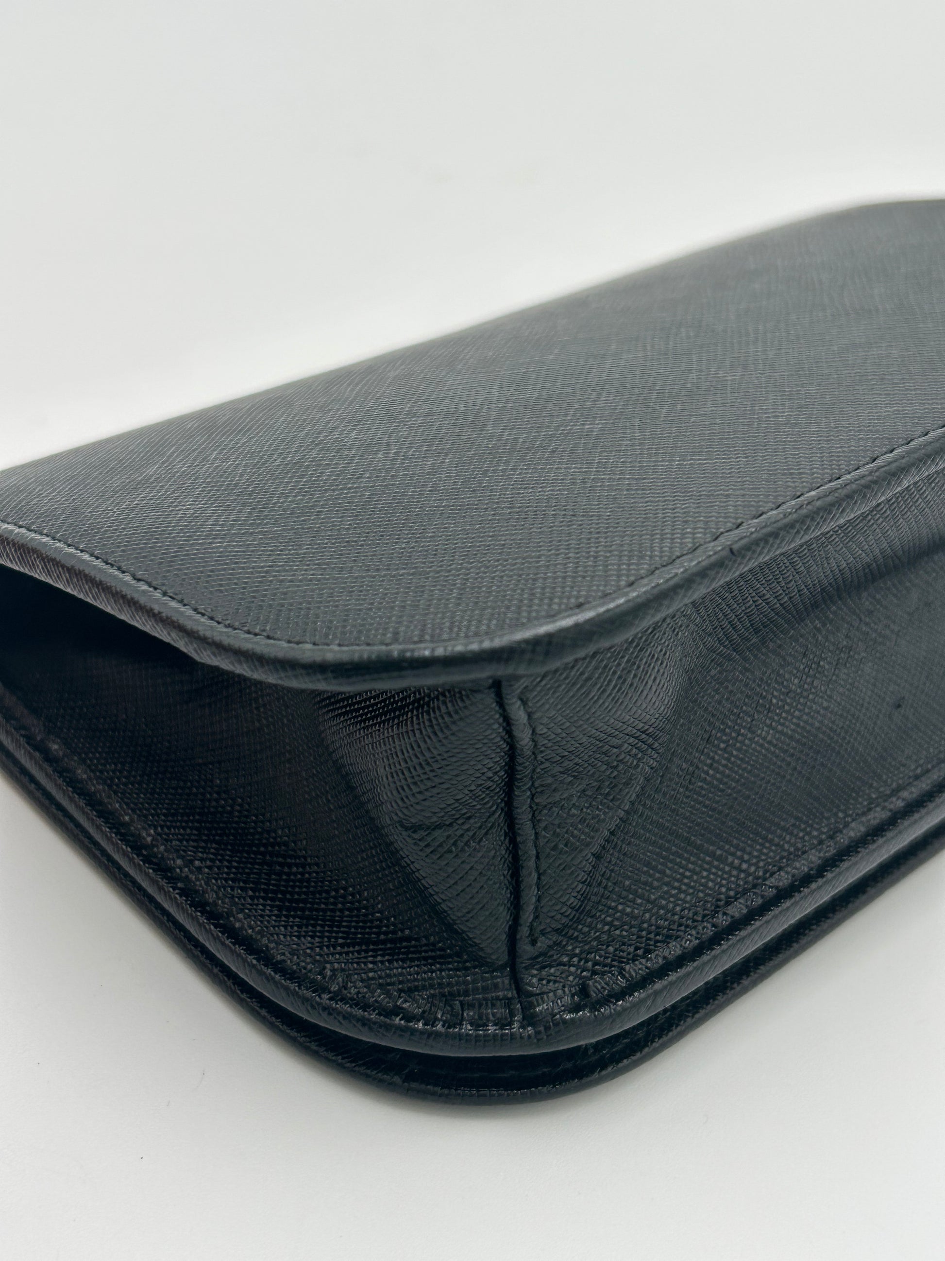 Prada Saffiano Moon Flap