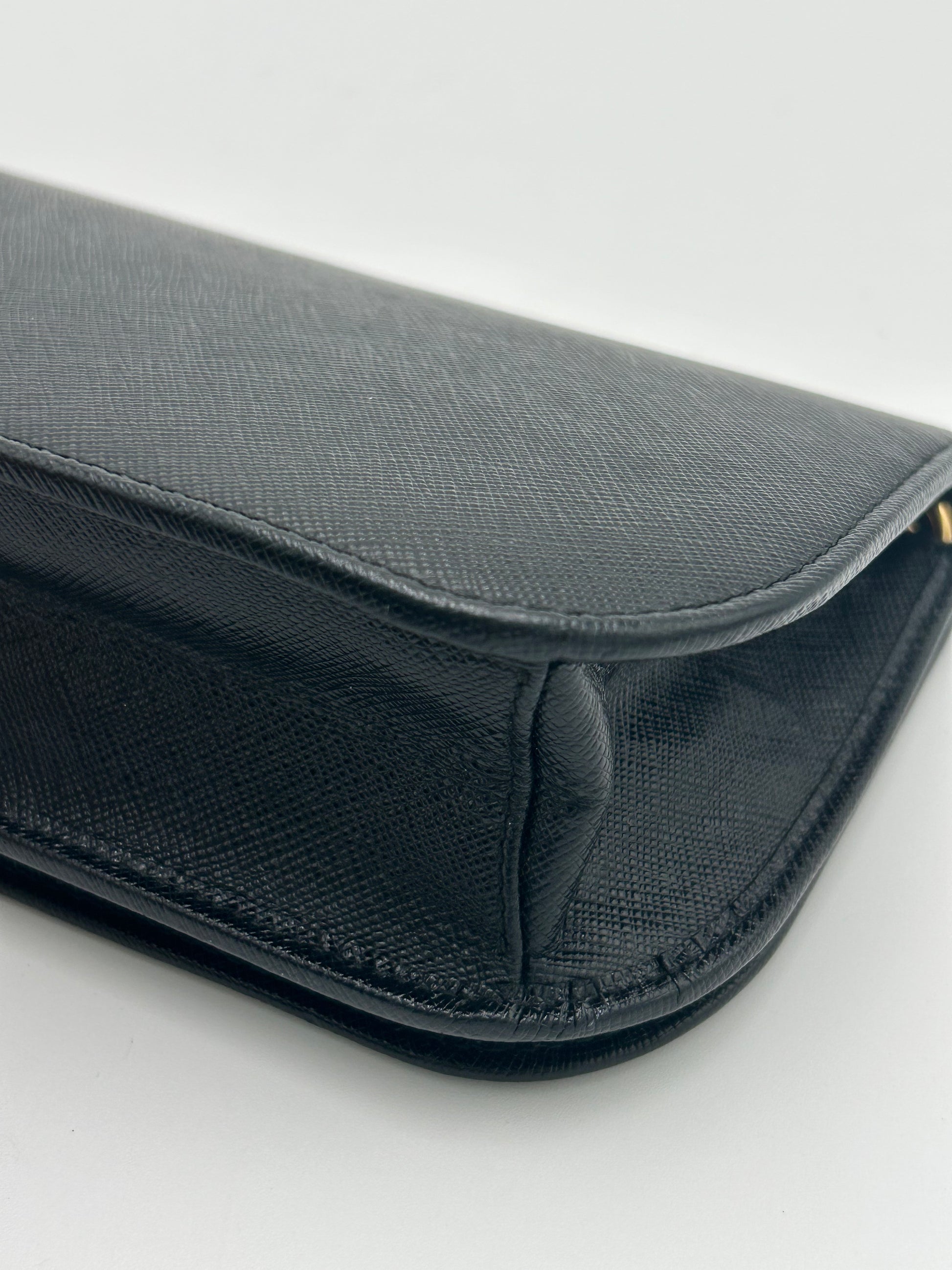 Prada Saffiano Moon Flap