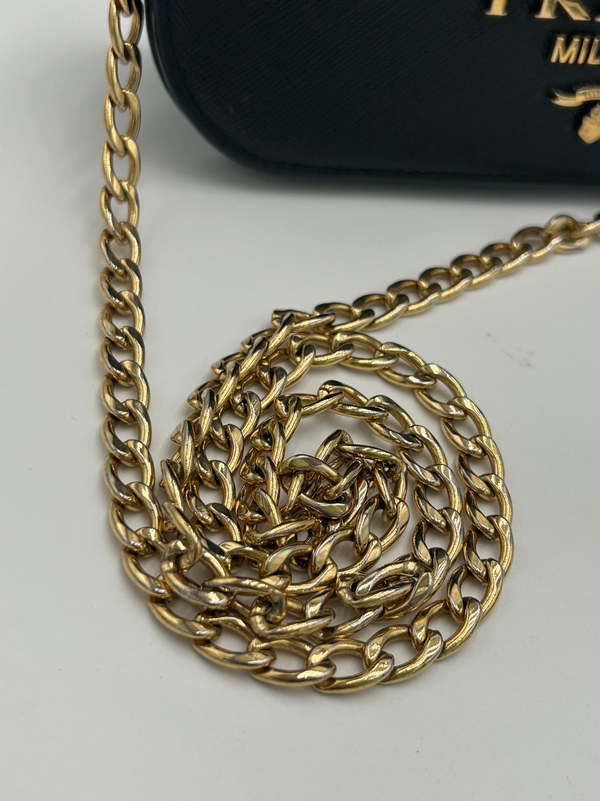 Prada Saffiano Moon Flap