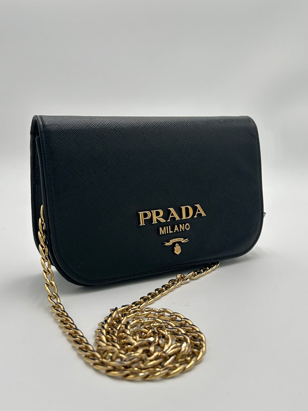 Prada Saffiano Moon Flap