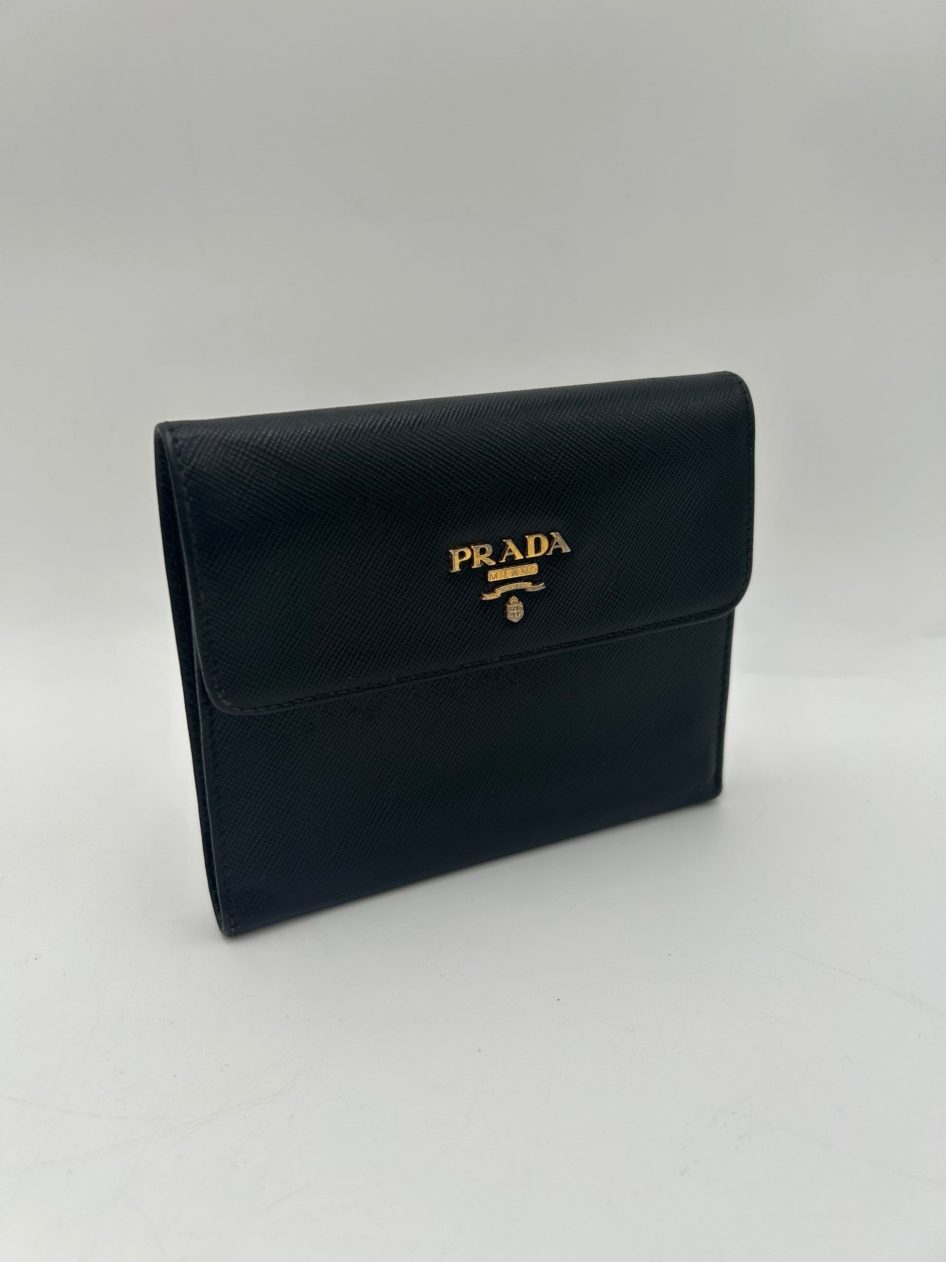 Prada Trifold Compact Wallet