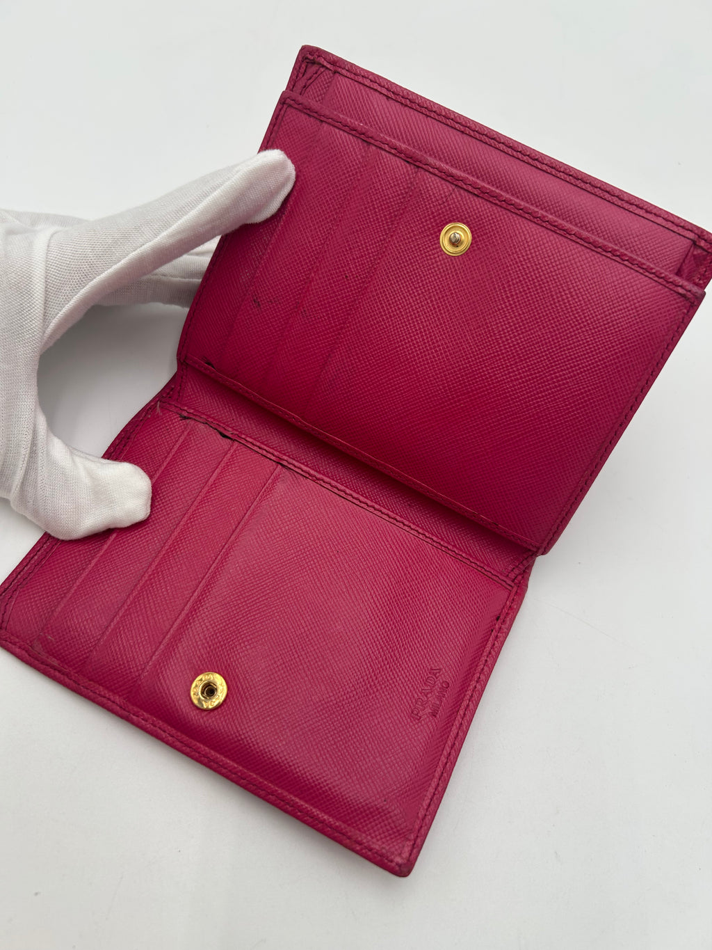 Prada Bifold Compact Wallet