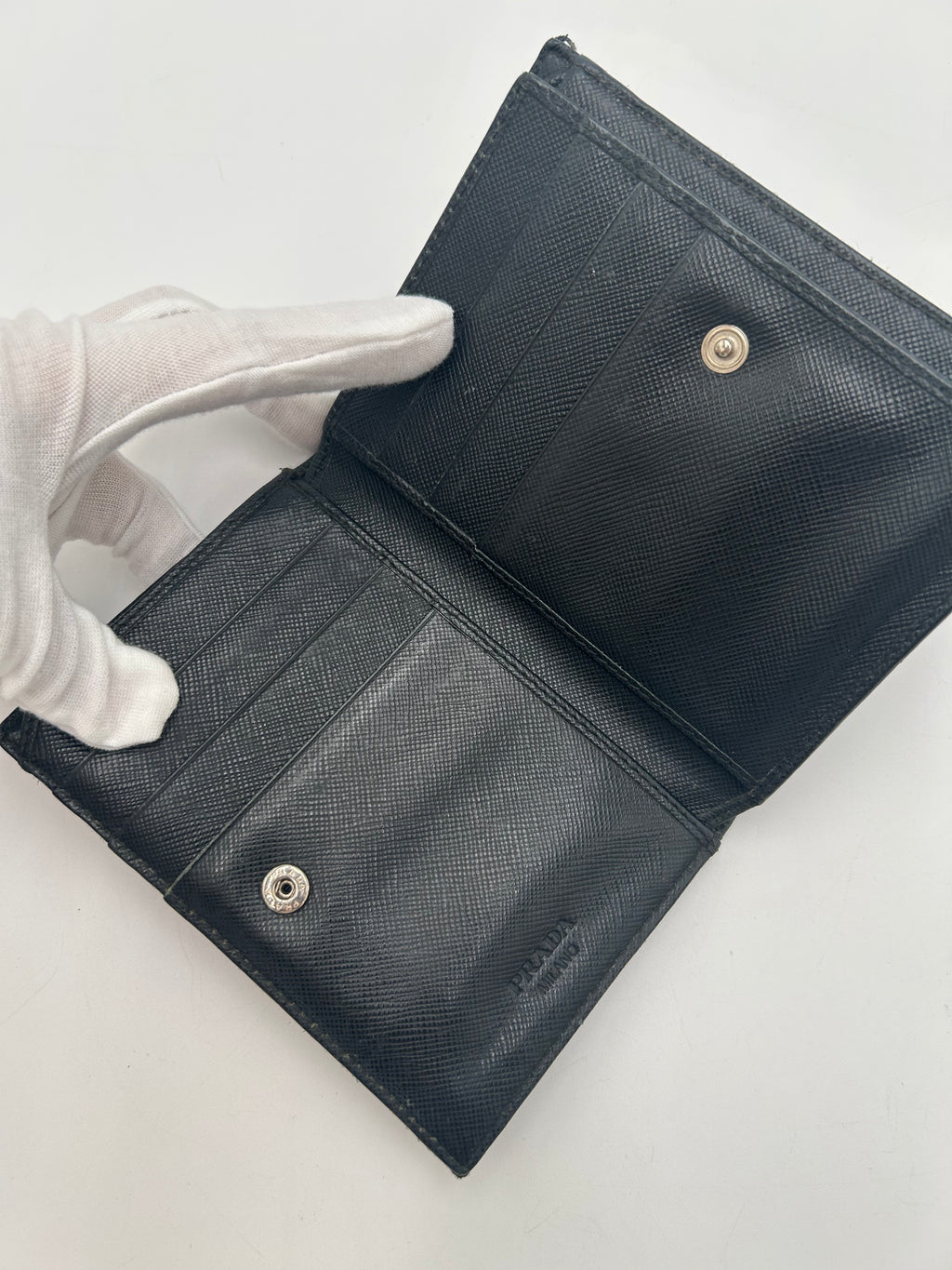 Prada Bifold Compact Wallet
