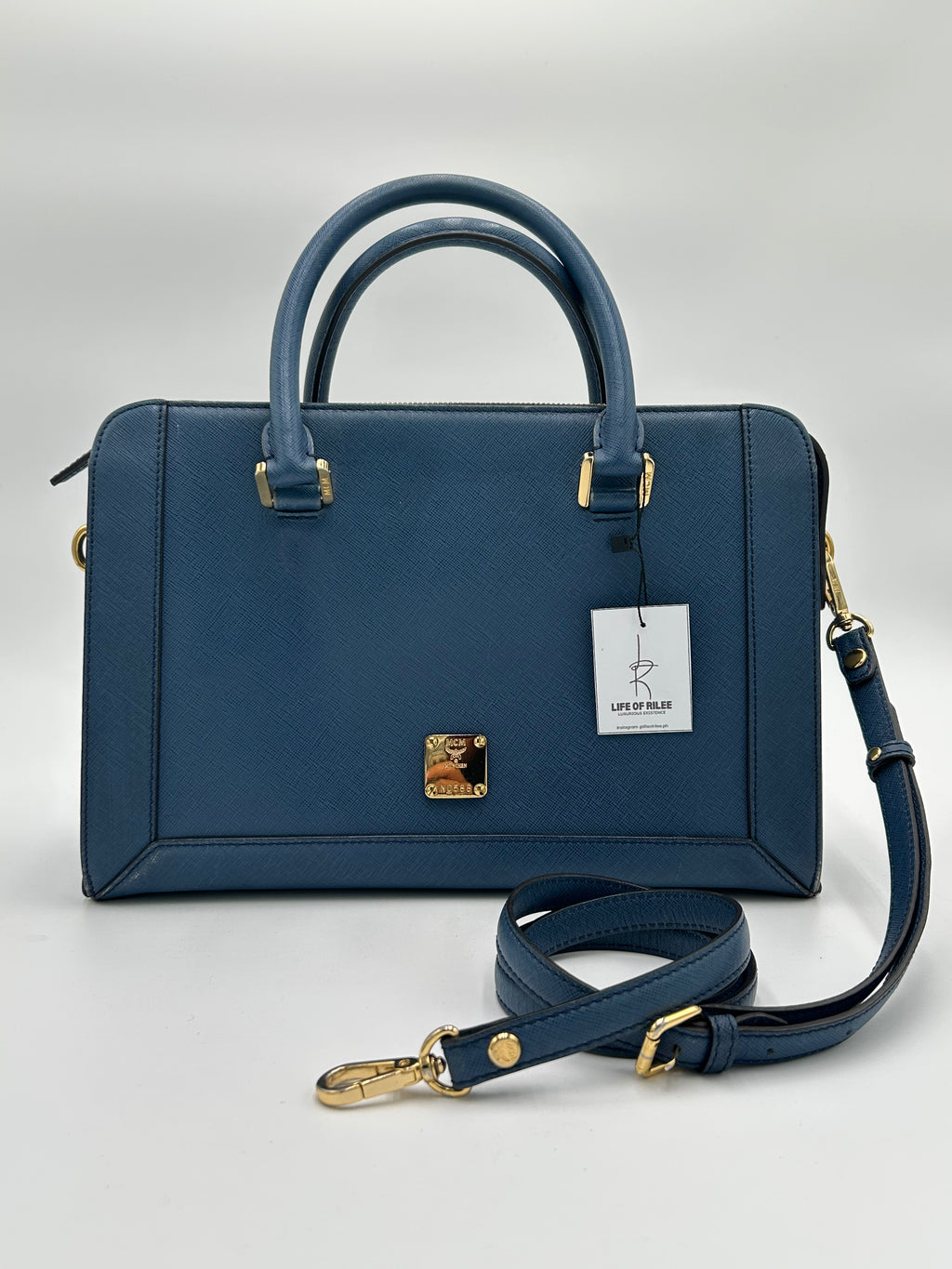 MCM Saffiano Two Way