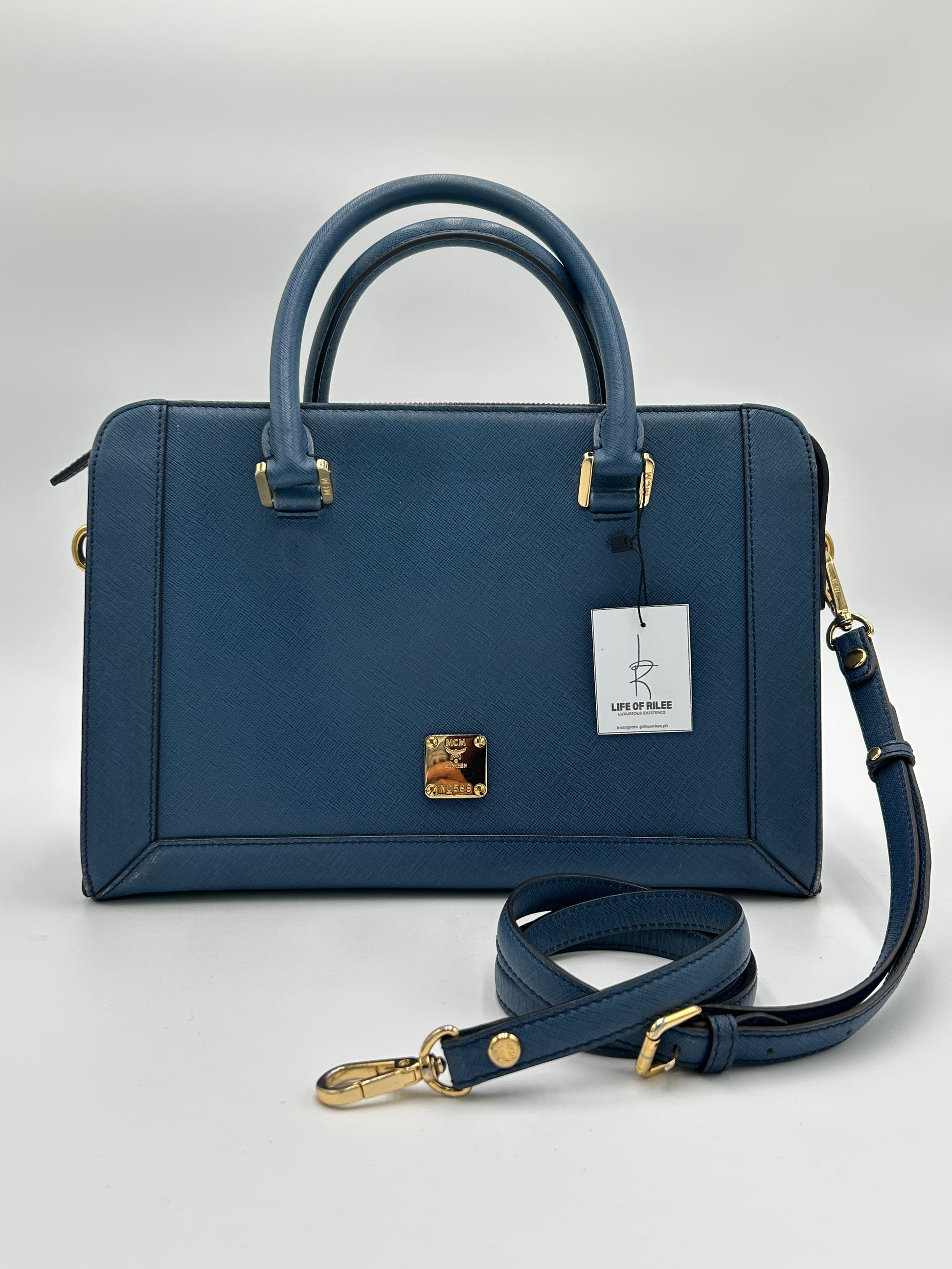 MCM Saffiano Two Way