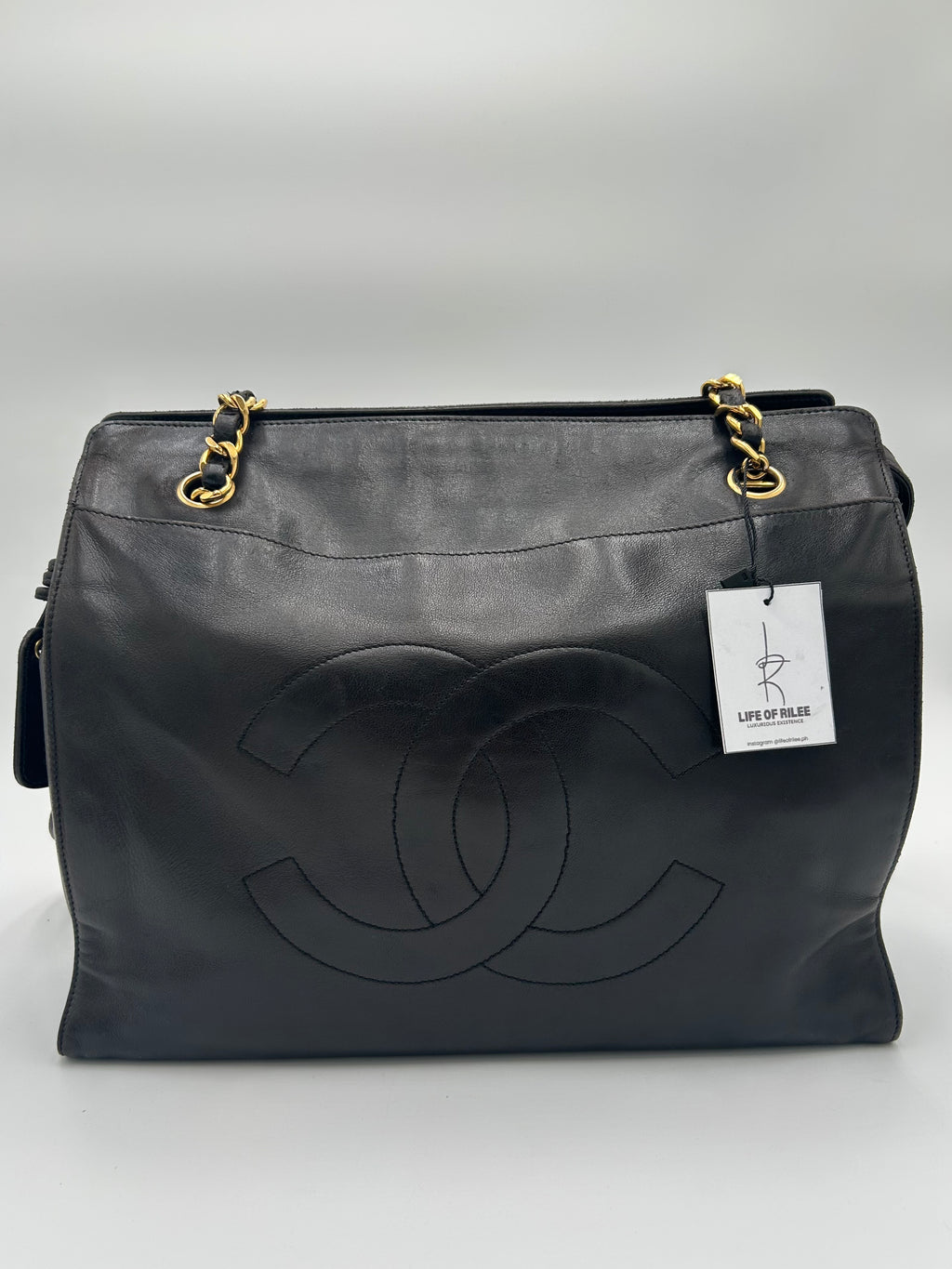 Chanel 90s CC Logo Tote