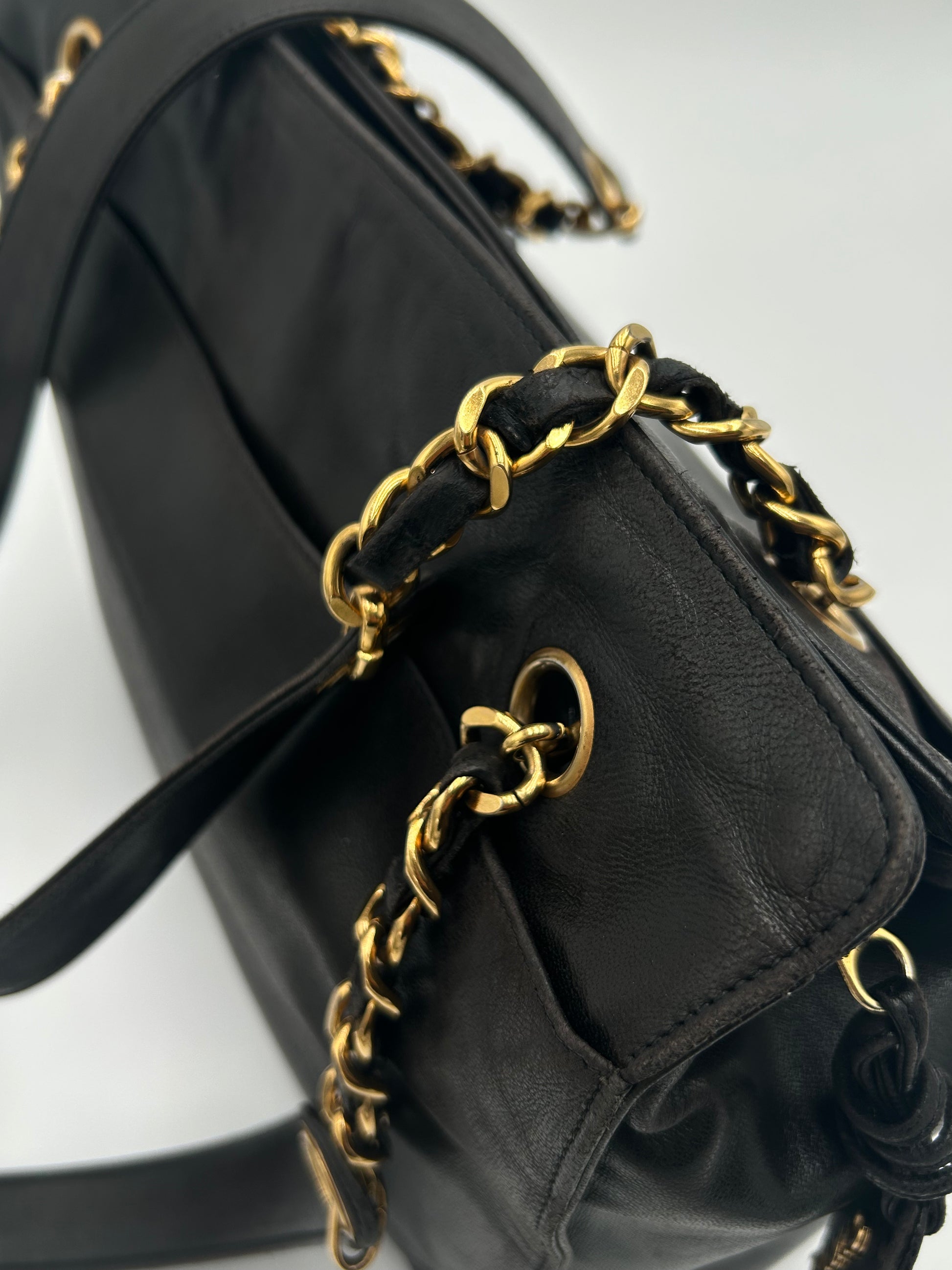 Chanel 90s CC Logo Tote