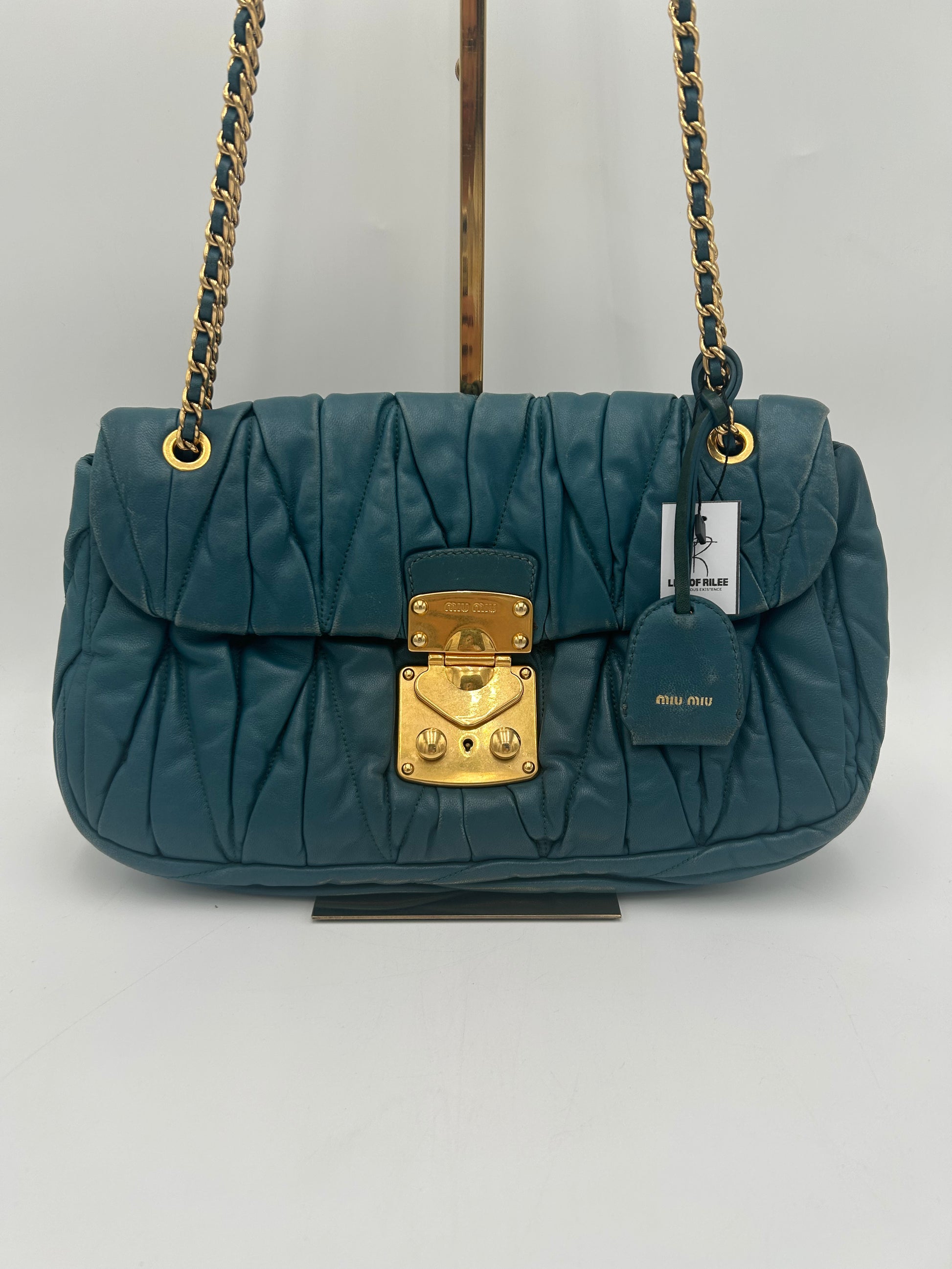 Miu Miu Matelasse Flap