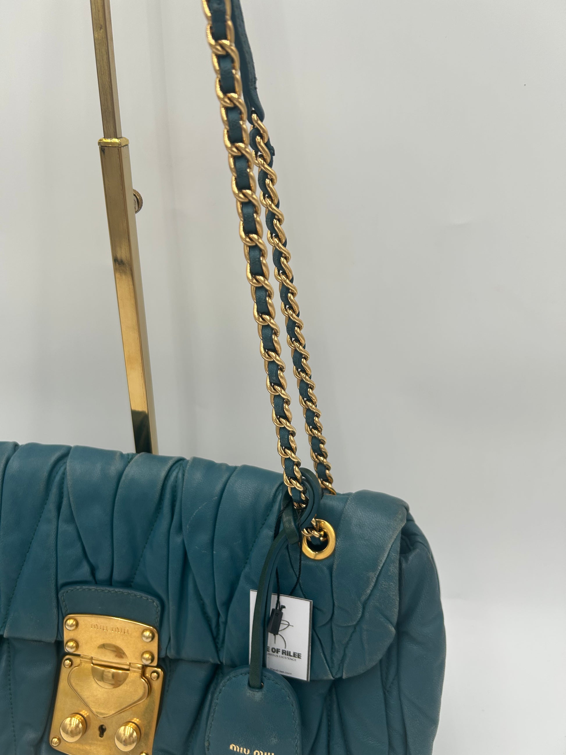 Miu Miu Matelasse Flap